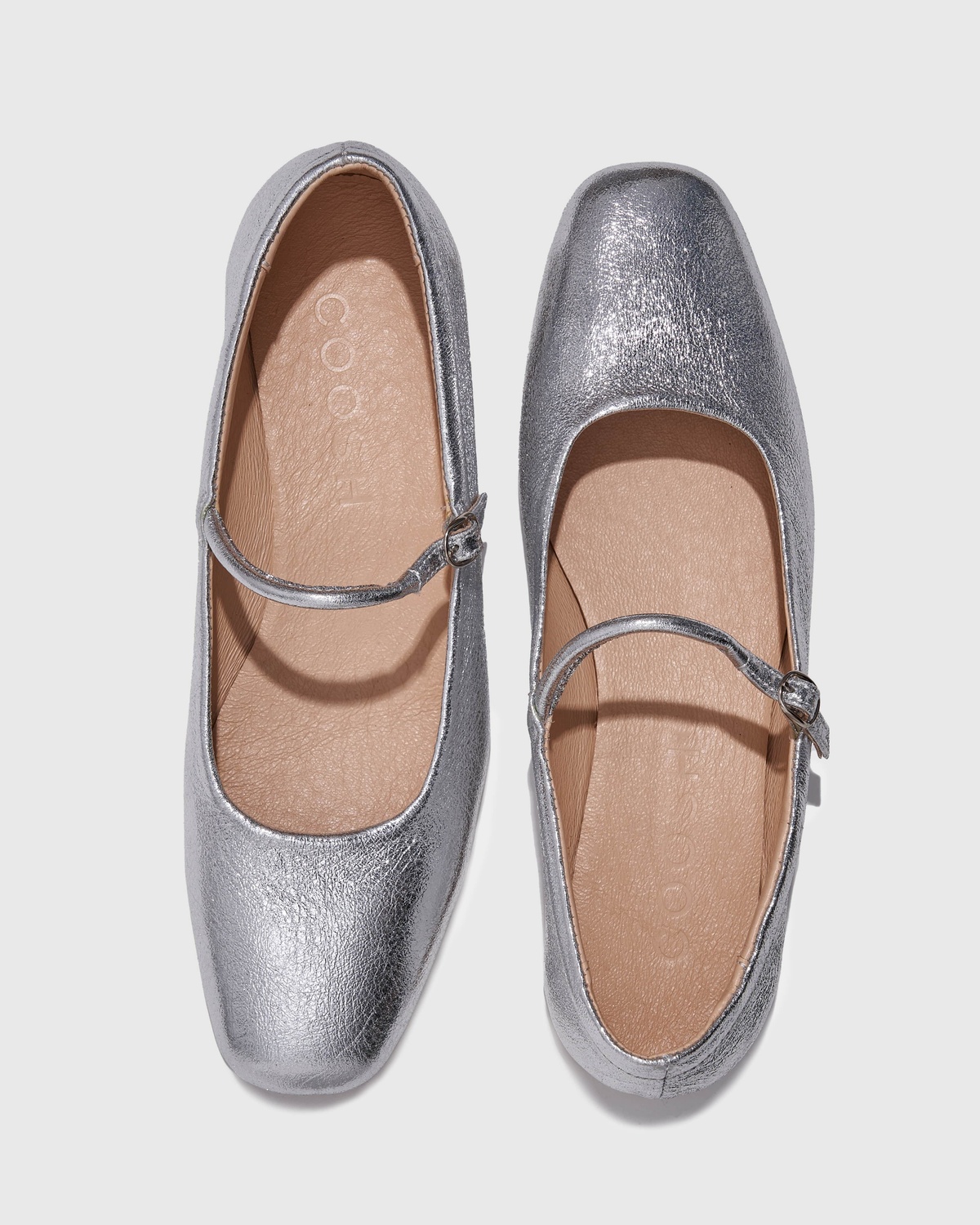 MARY JANE Leather Ballet Flats