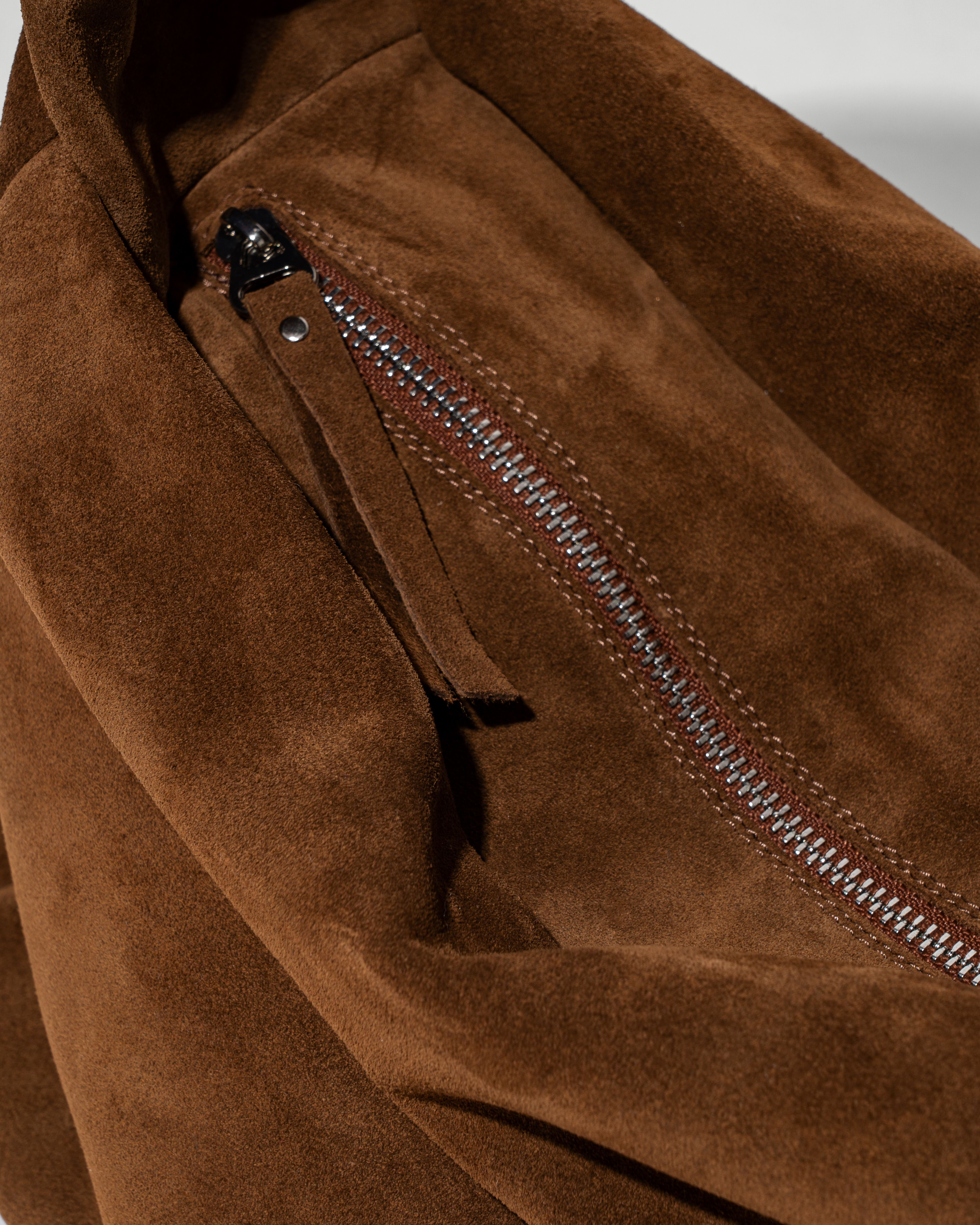 ★dumaro★ Ditto Crossbody Suede Camel Half-Moon Leather Crossbody Bag - Camel – Zee Bee Market LLC