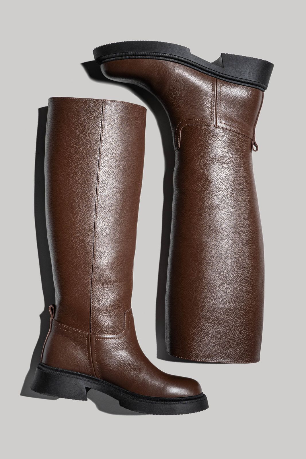 m*m様 F.LLI Giacometti JOCKEY BOOTS 36 Leather Jockey Boots - Chocolate | COOSH