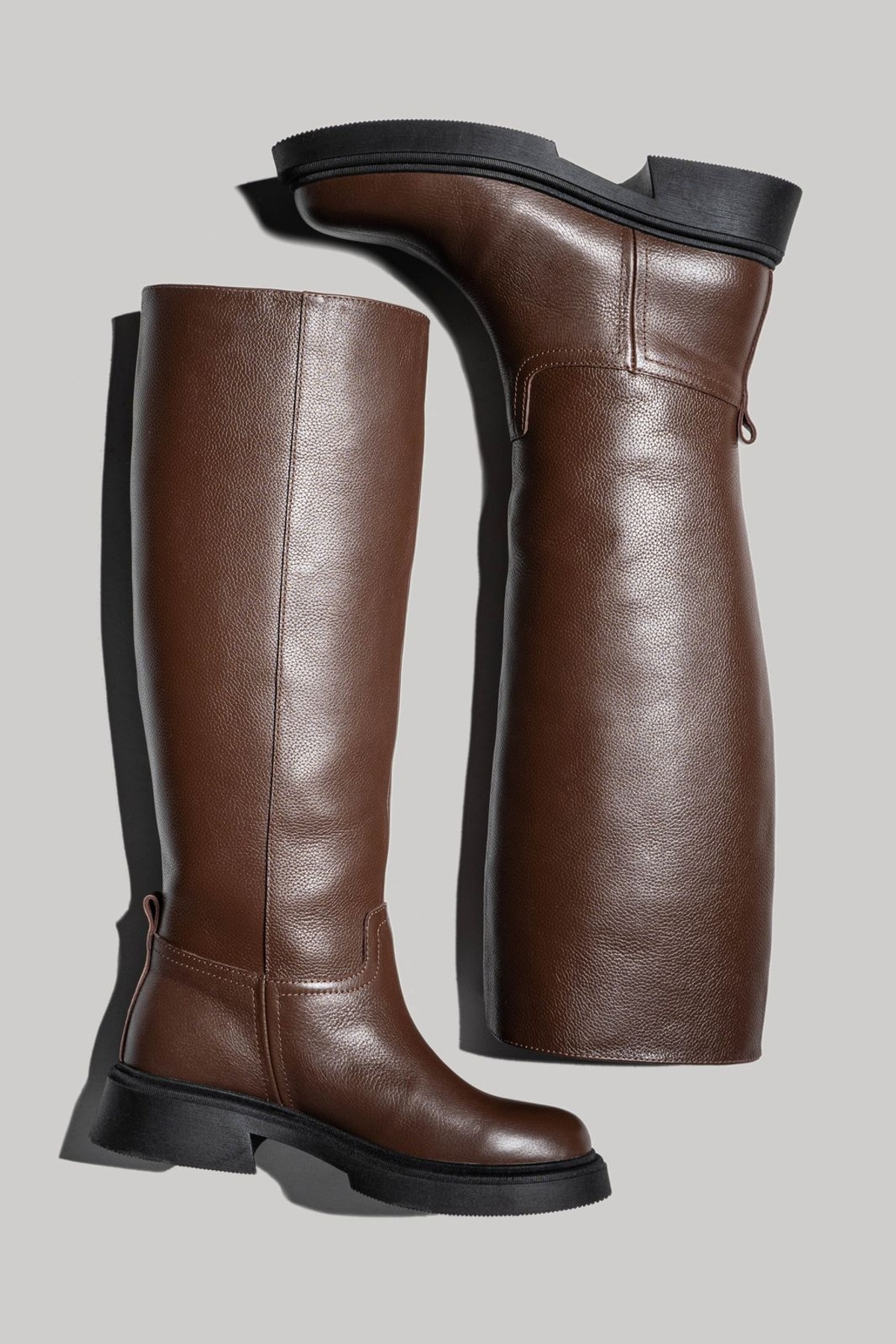  Leather Jockey Boots
