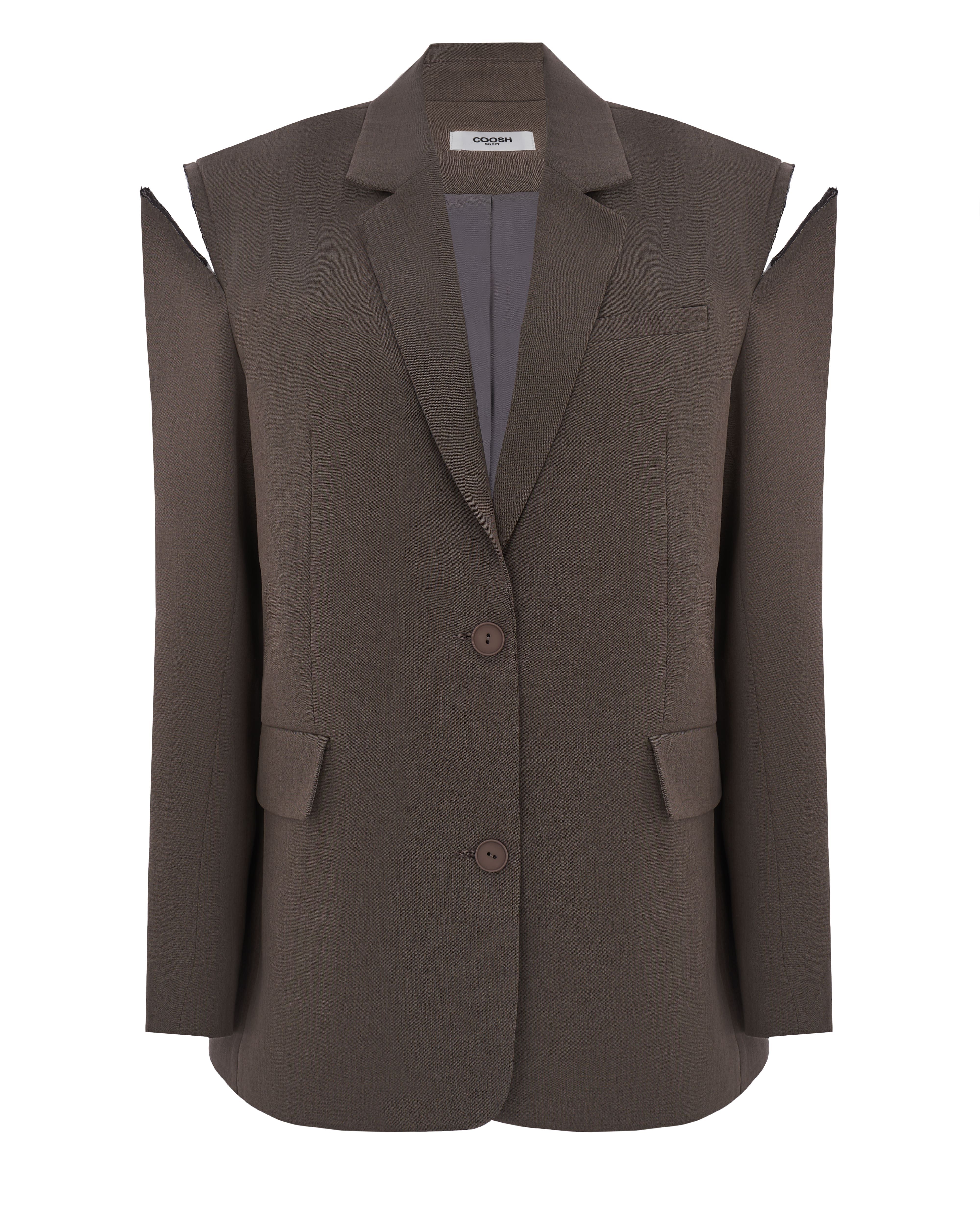 Deconstructed Blazer - Brown | COOSH