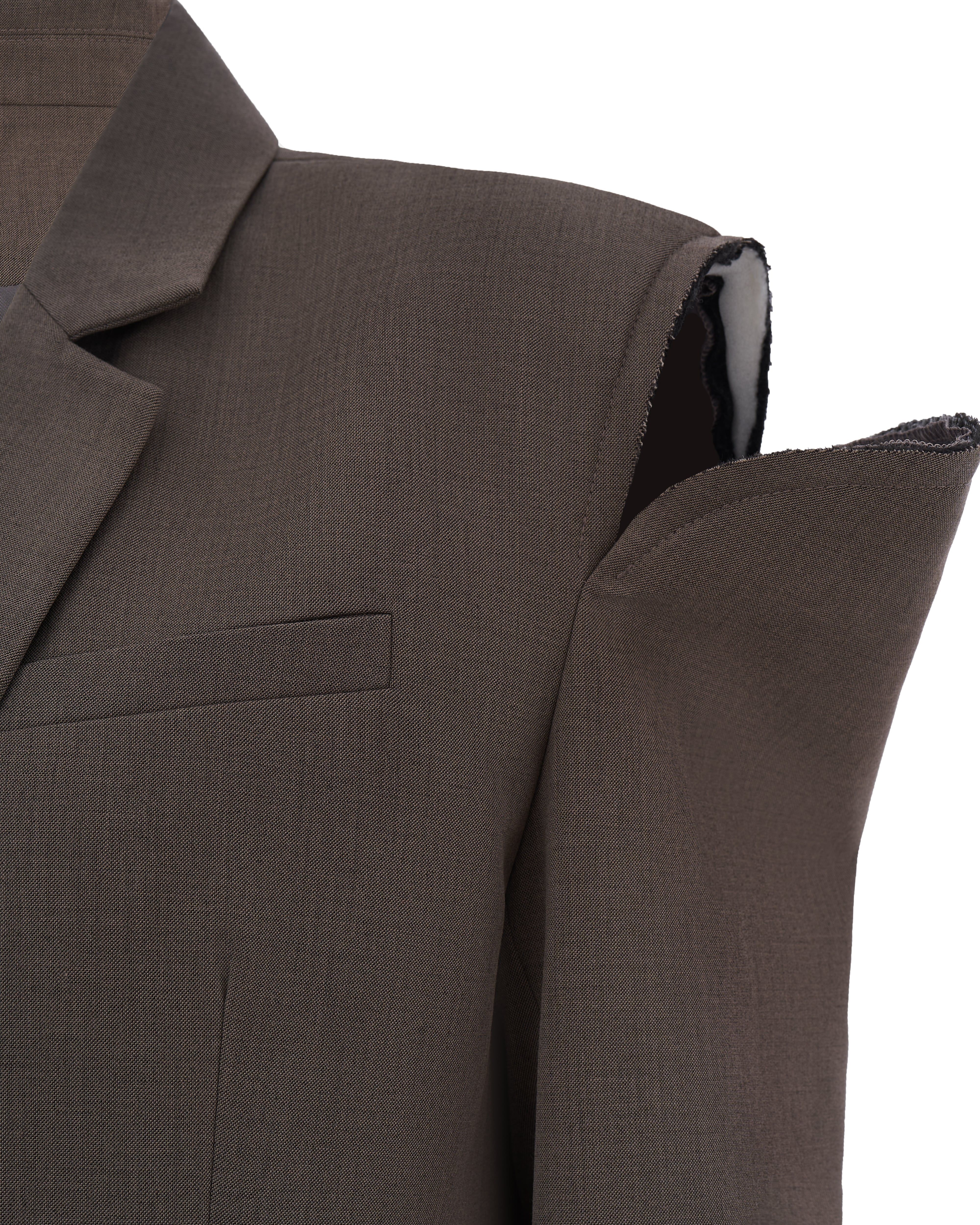 Deconstructed Blazer - Brown | COOSH