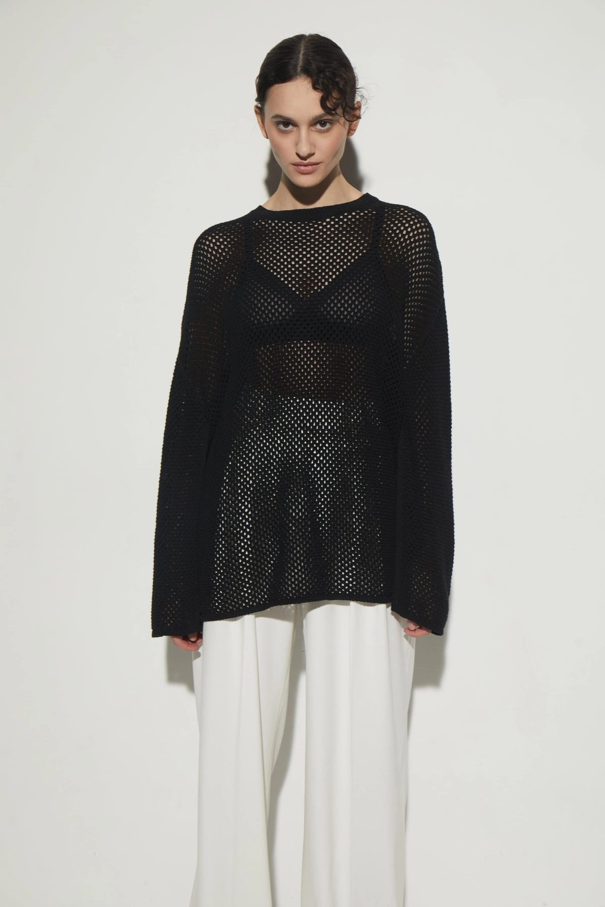 Fine Knit Pullover Sweater