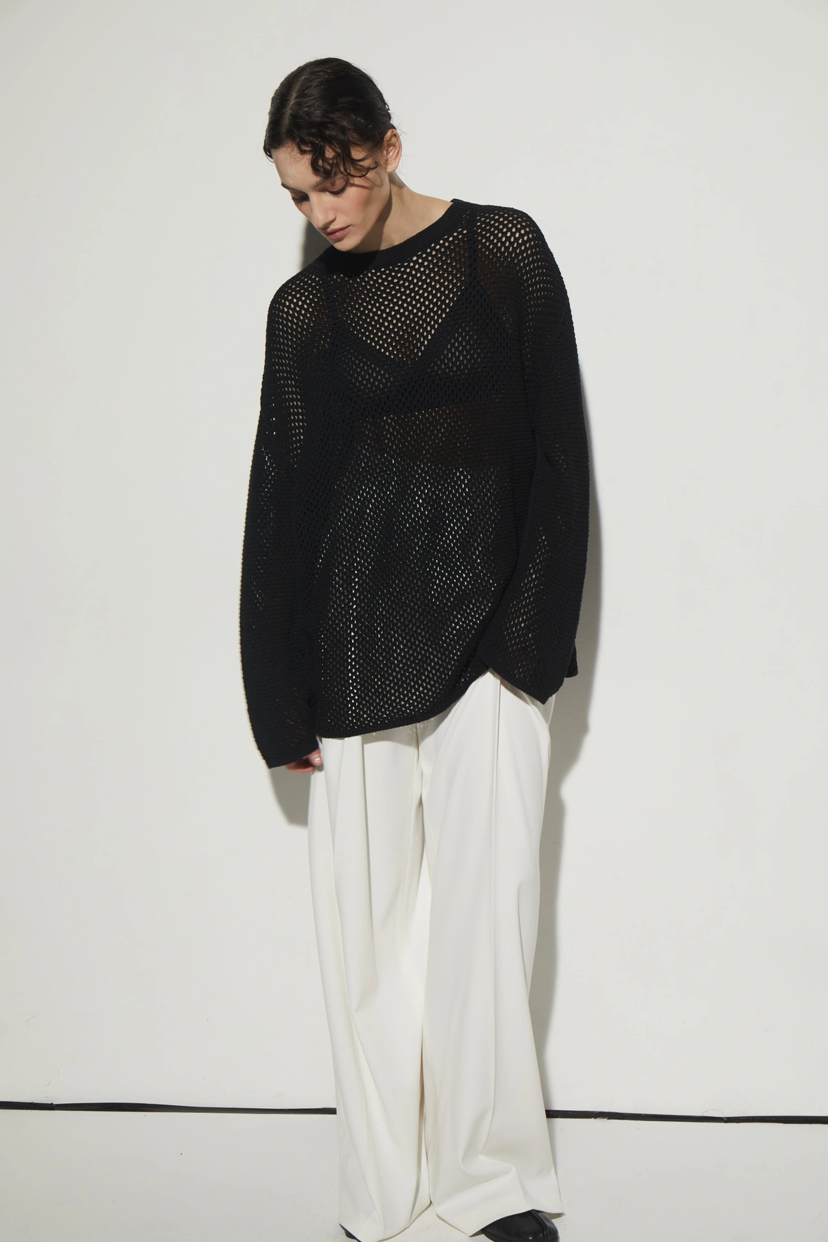 Fine Knit Pullover Sweater