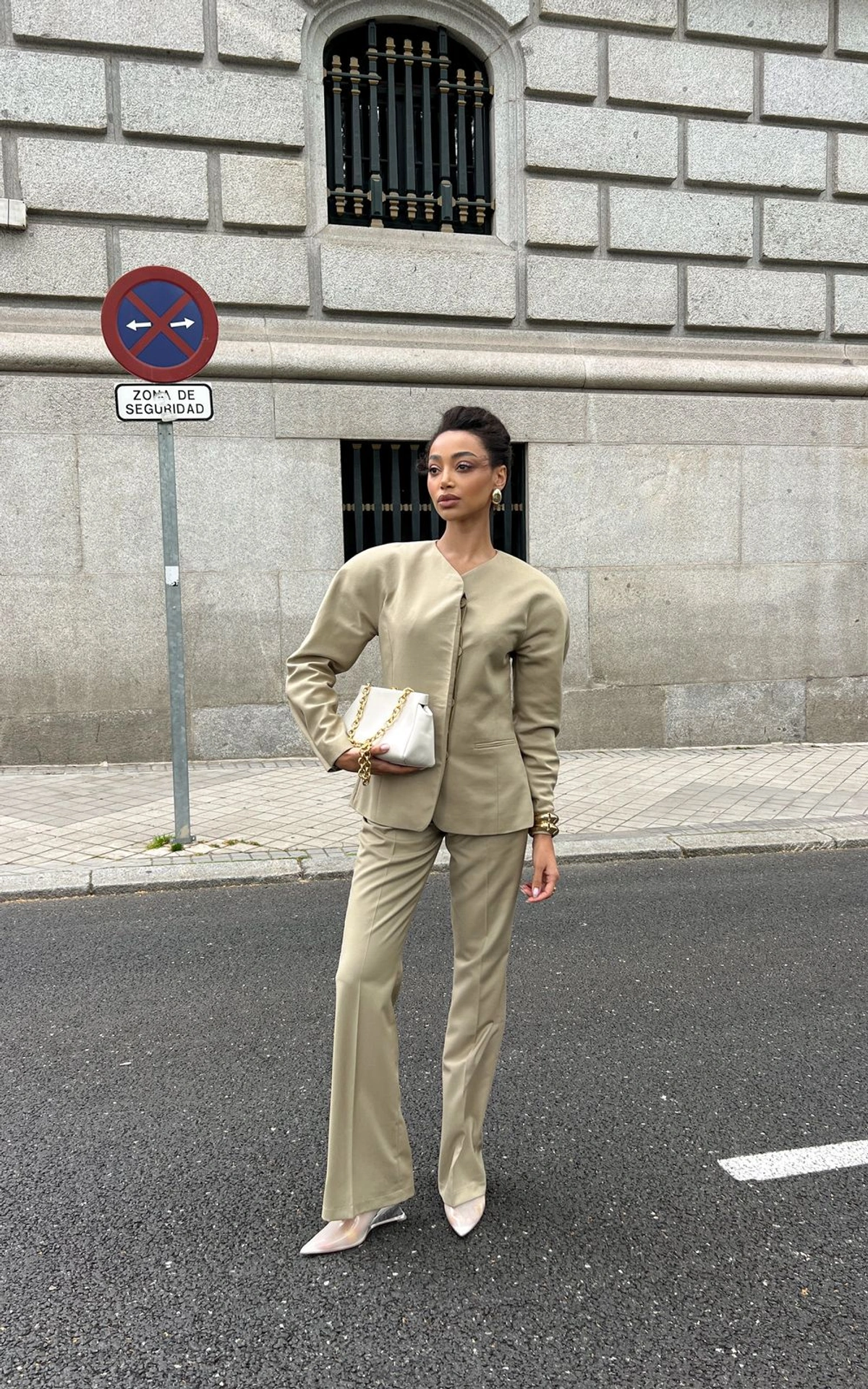 CLEO Collarless Blazer