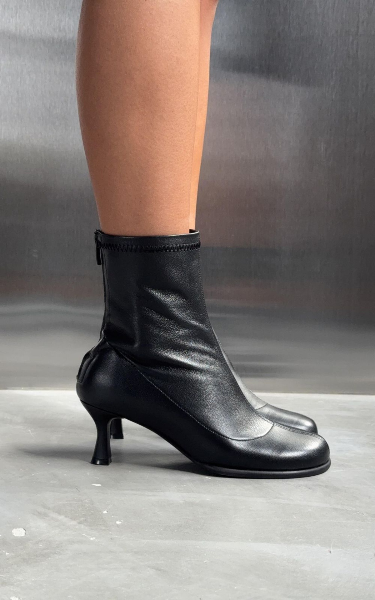 Botki EVIE z okrągłym noskiem