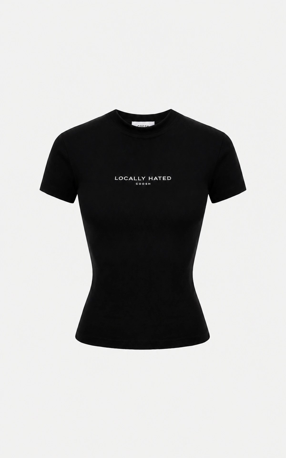 Dopasowany T-shirt LOCALLY HATED