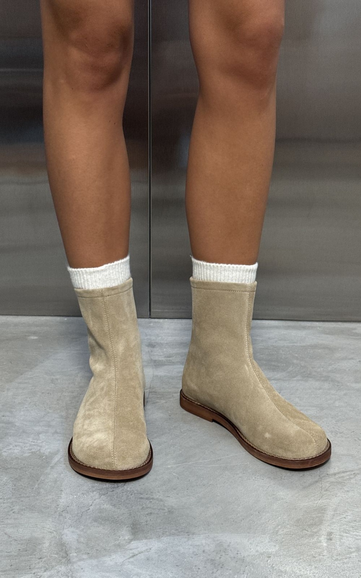 Suede Ankle Boots THÈA