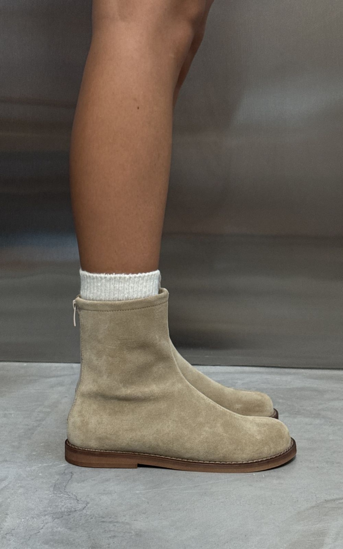 Suede Ankle Boots THÈA