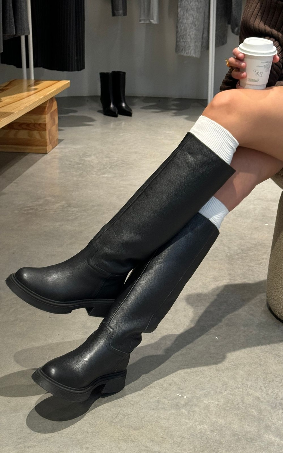 Жокейські чоботи з натуральної шкіри на байці