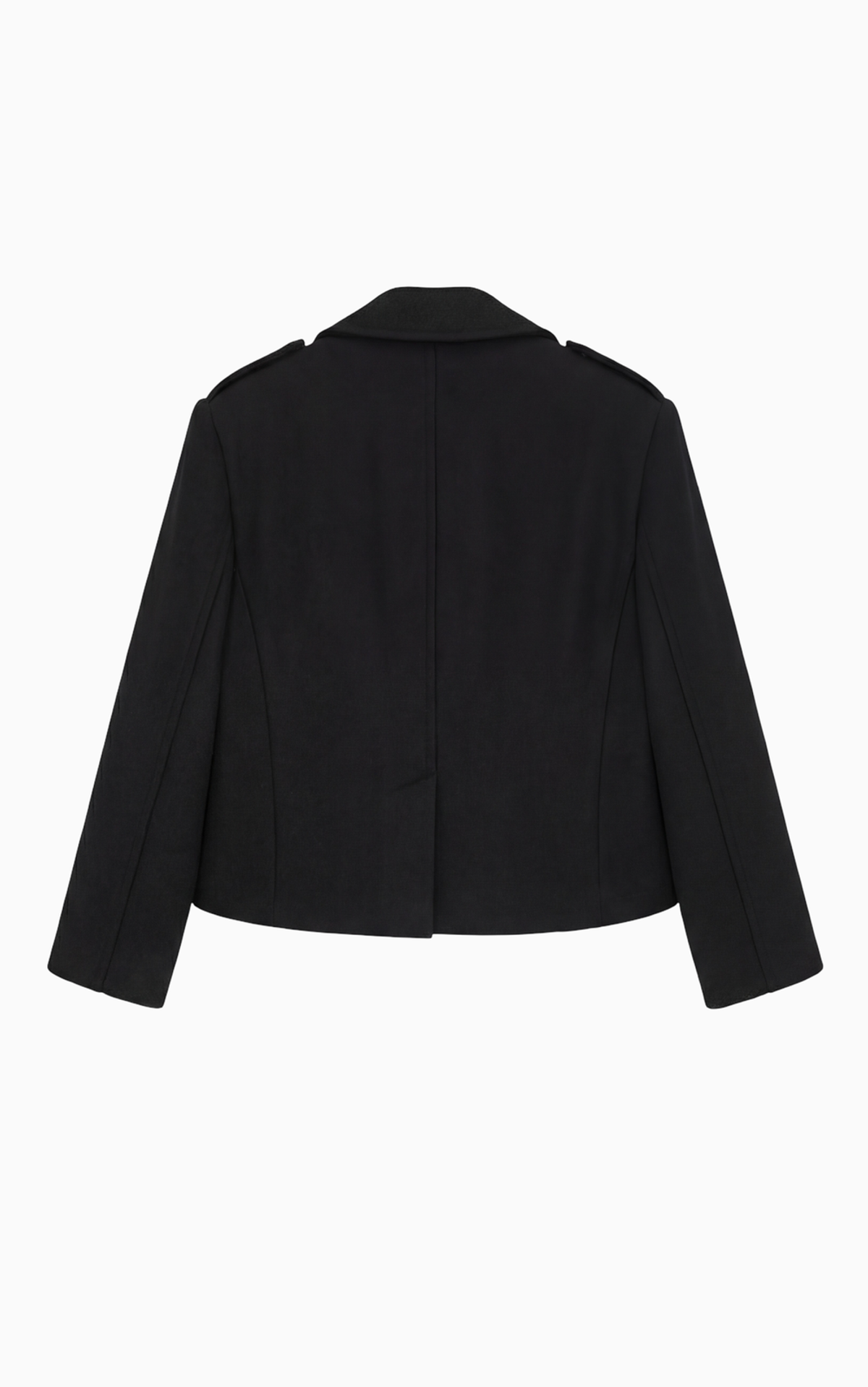 ARISS Cropped Woolen Coat