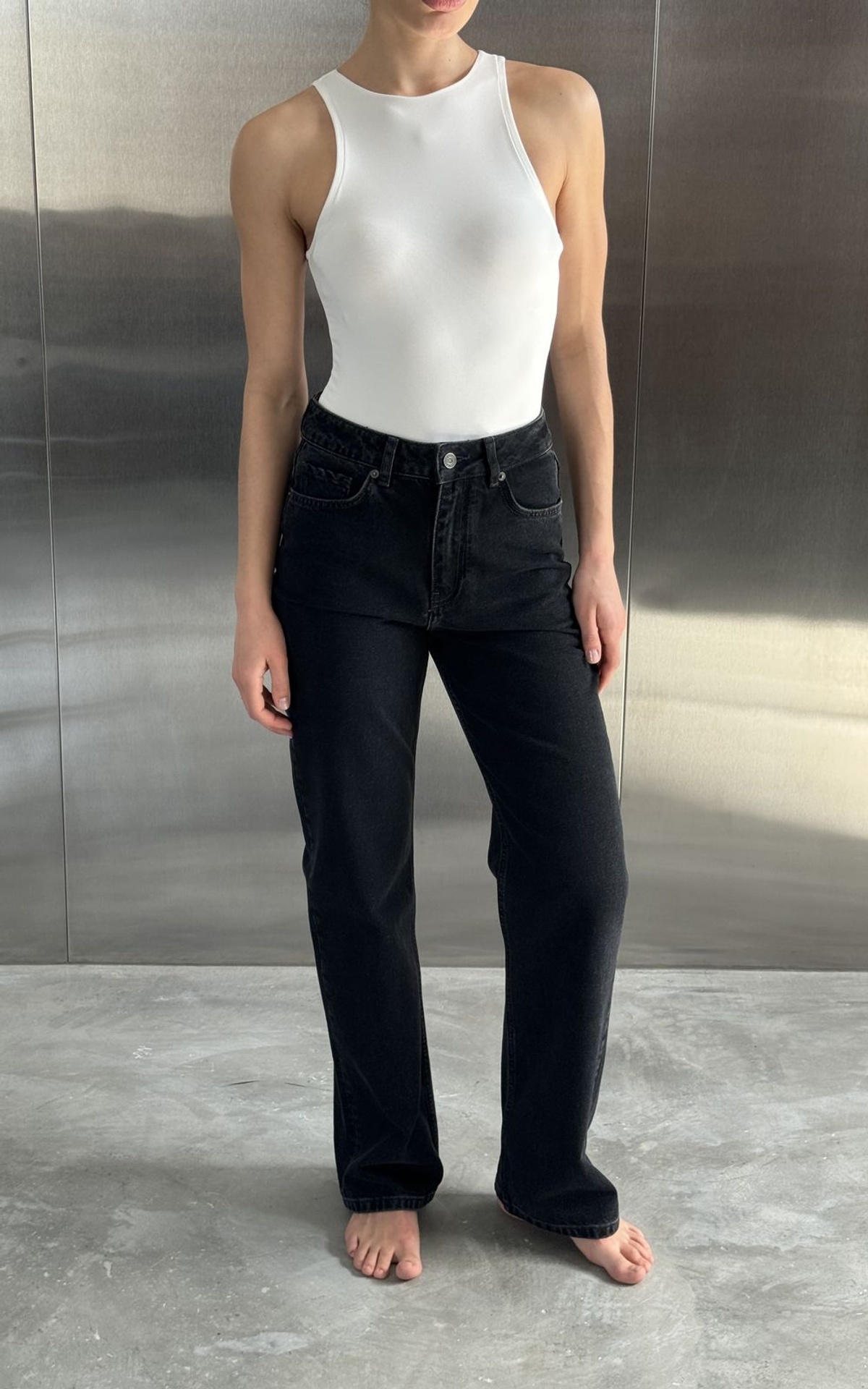 High Waist Jeans STRAIGHT