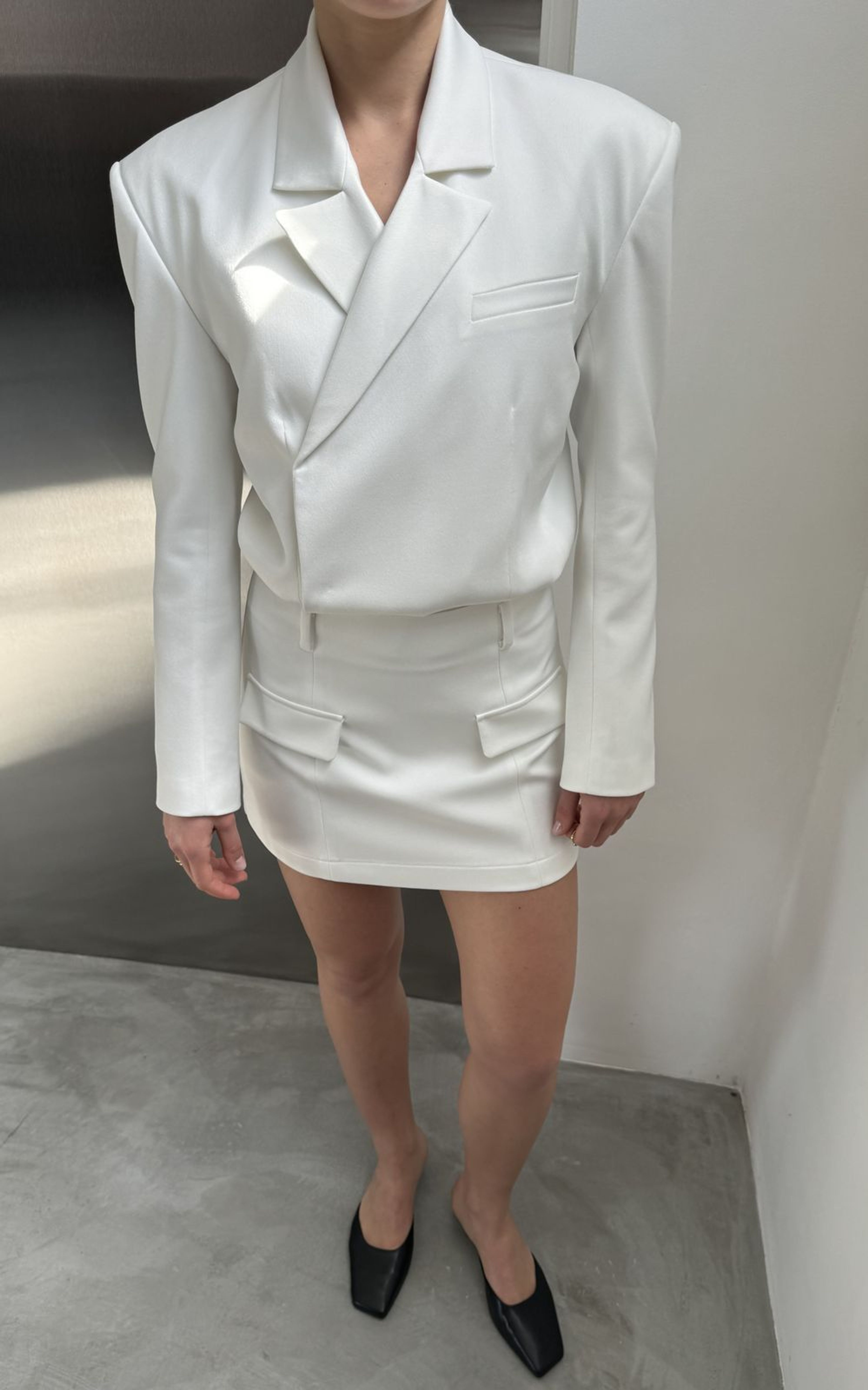 Skirt with Patch Pockets and Loops