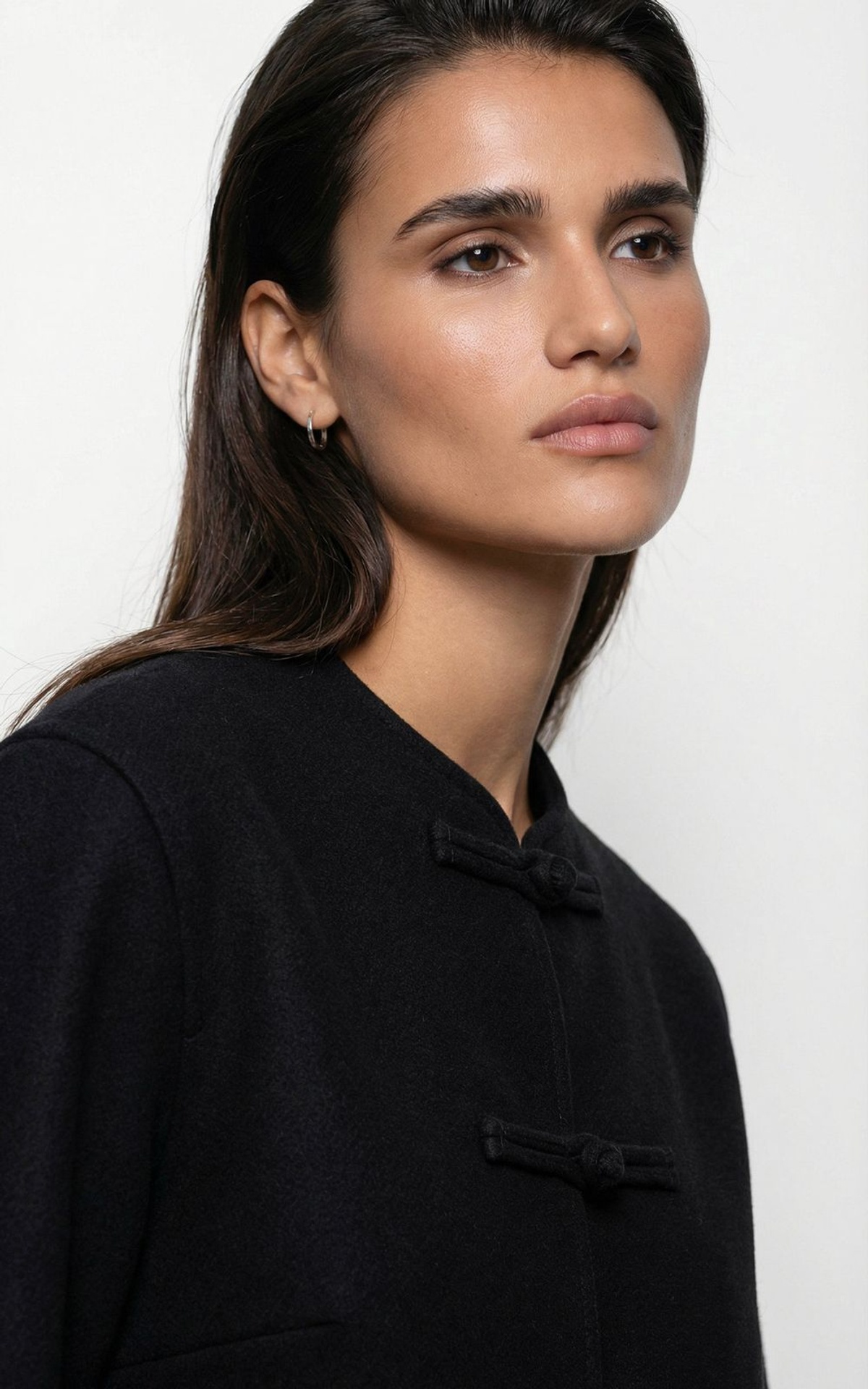 Asian-Inspired Cropped Coat SAYA