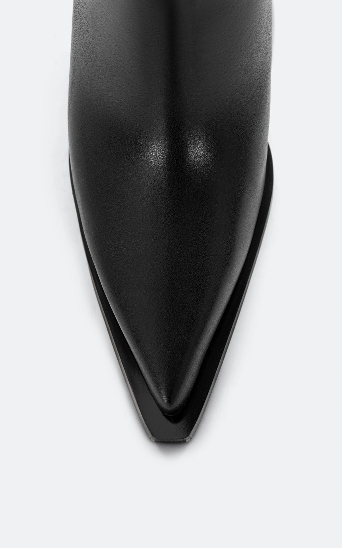 Leather Knee High Cowboy Boots