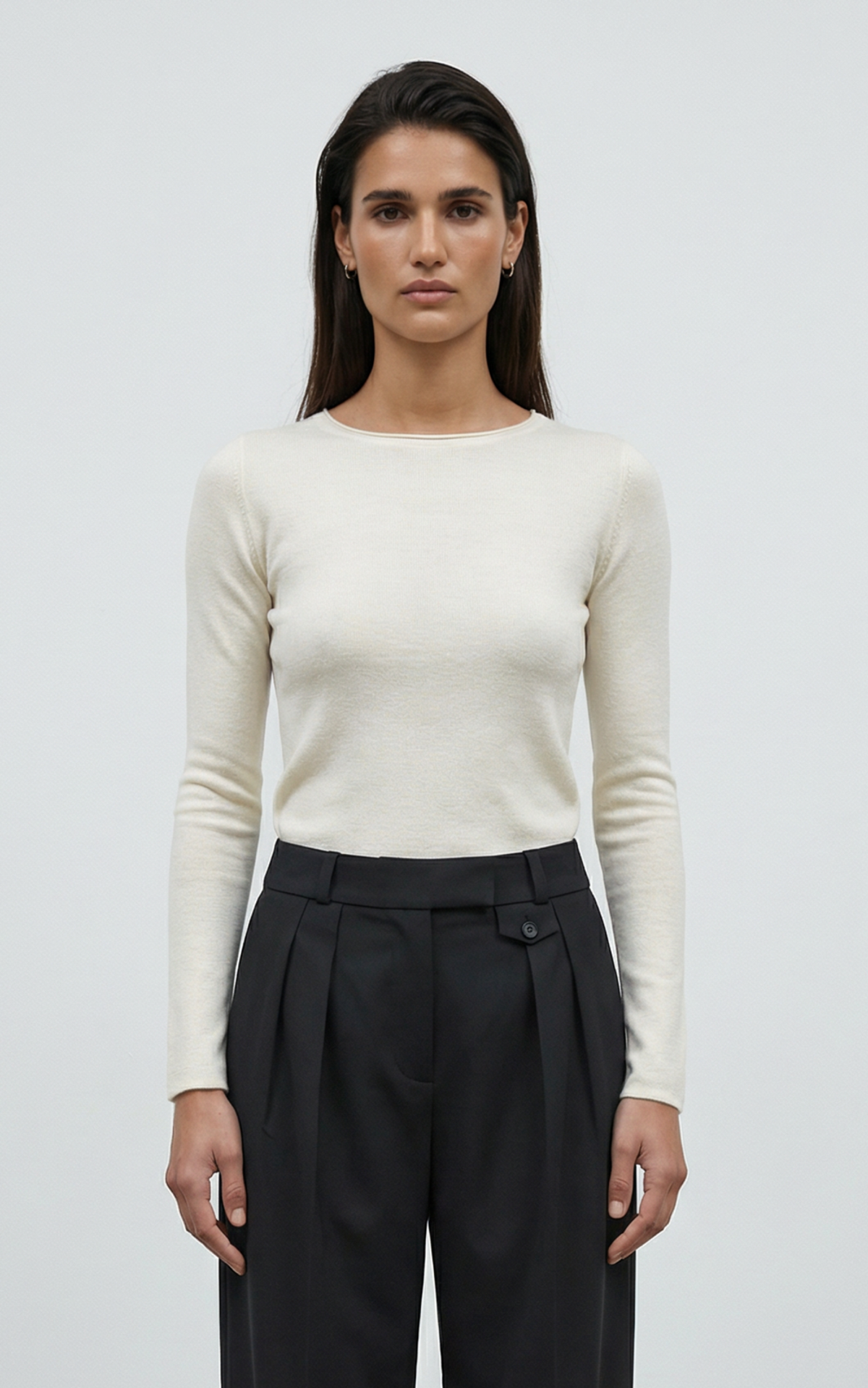 Knitted Longsleeve with Crew Neck