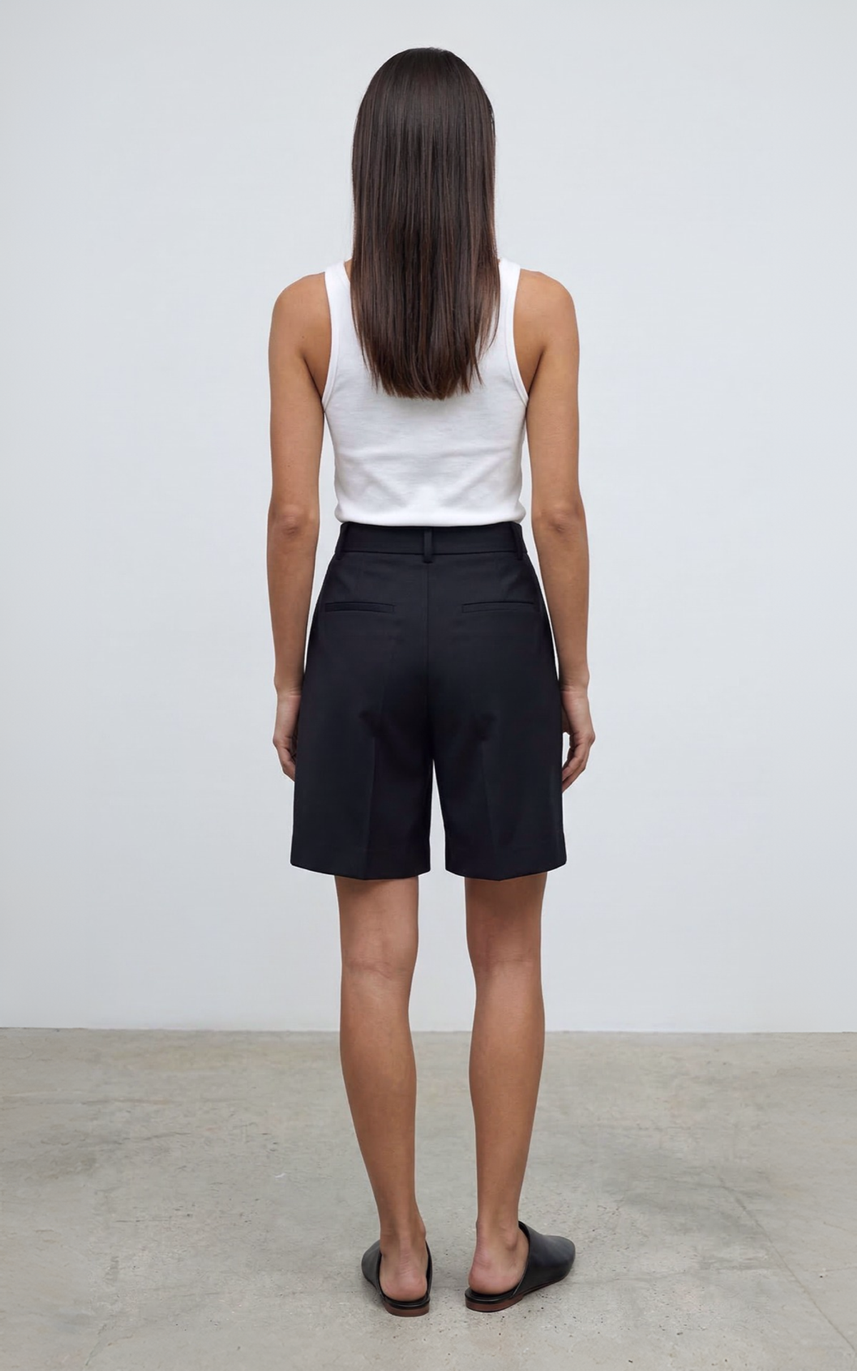 Шорти бермуди з костюмної тканини