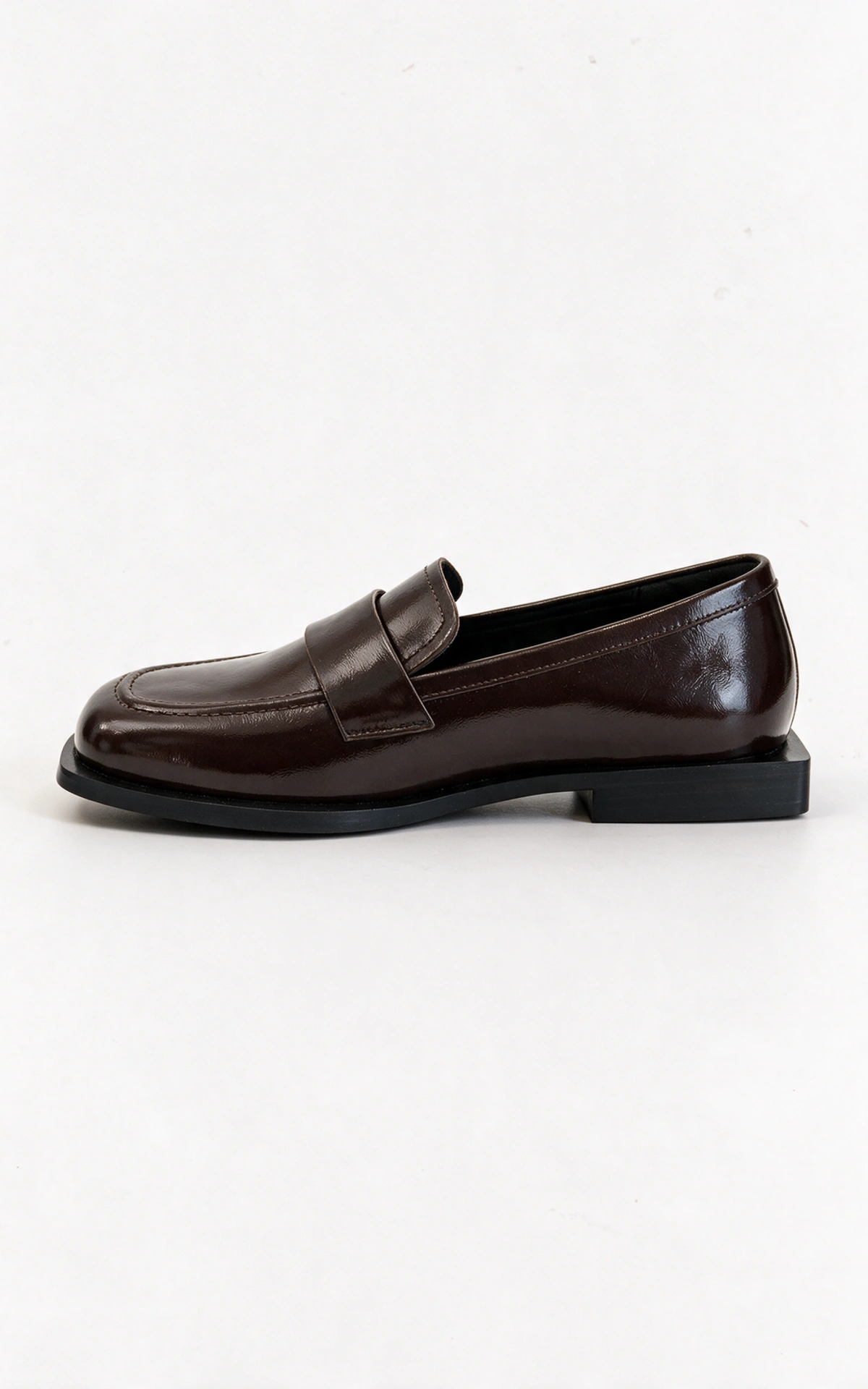 Patent Leather Loafers ELLIS with Square Toe
