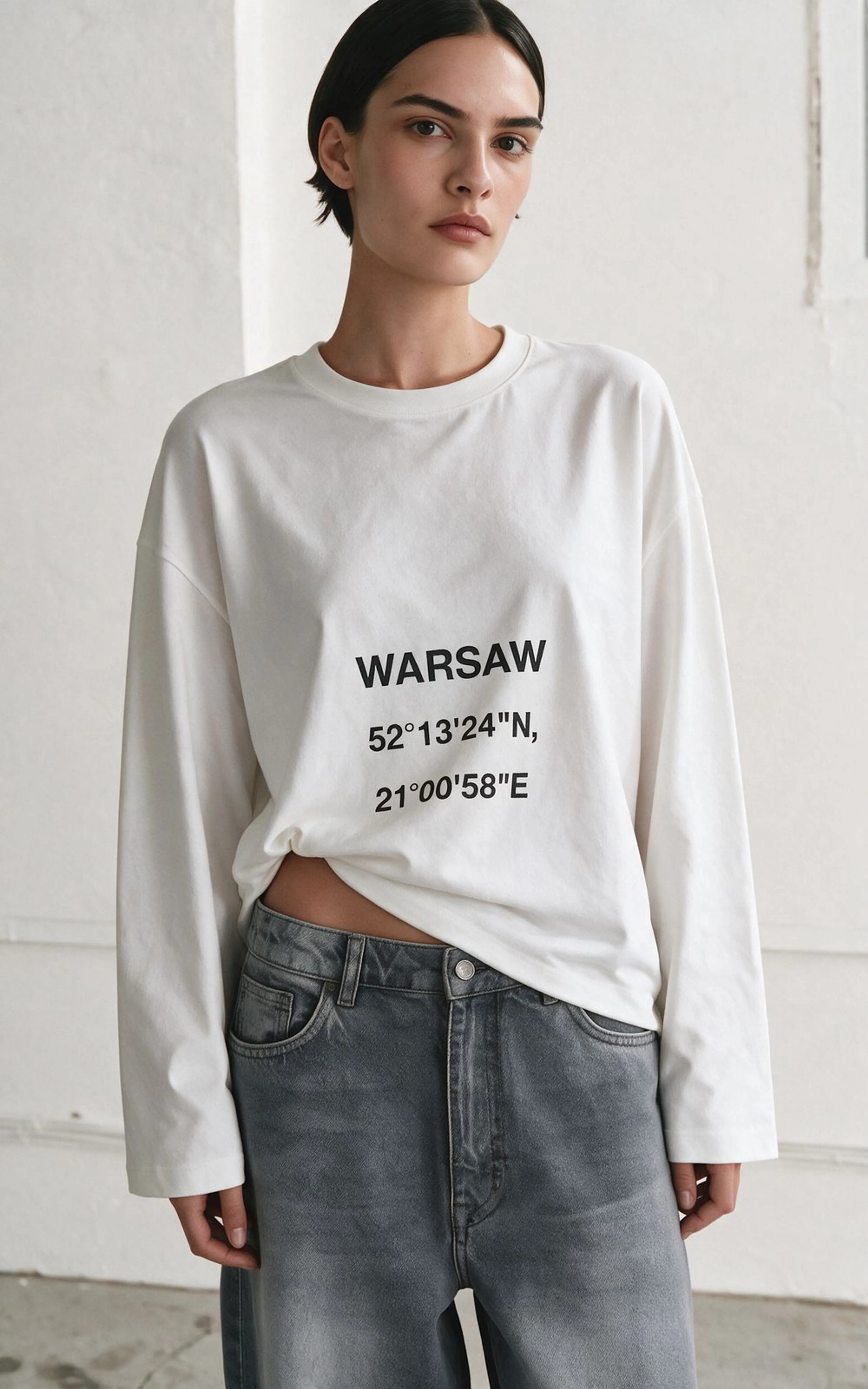 Cotton longsleeve "COOSH WARSAW"