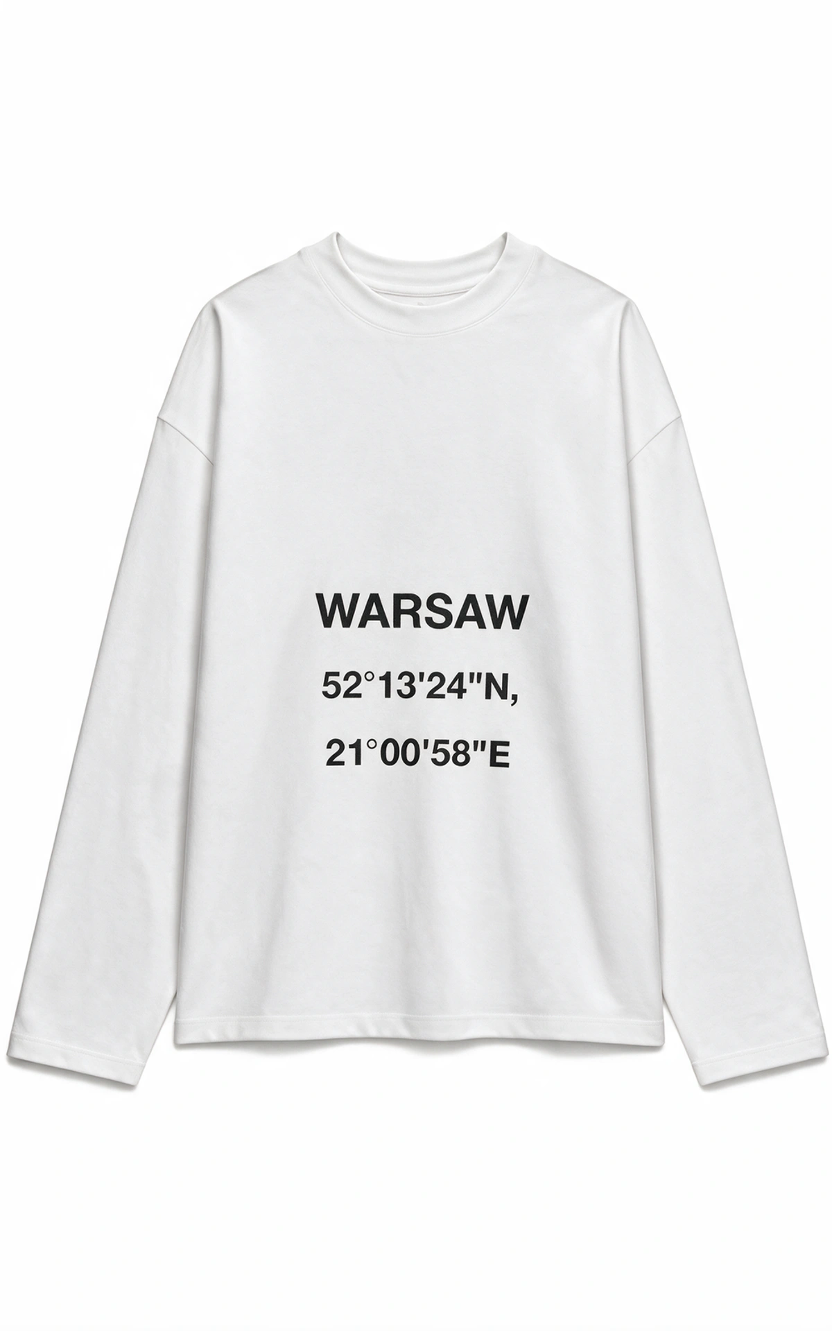 Лонгслів бавовняний "COOSH WARSAW"