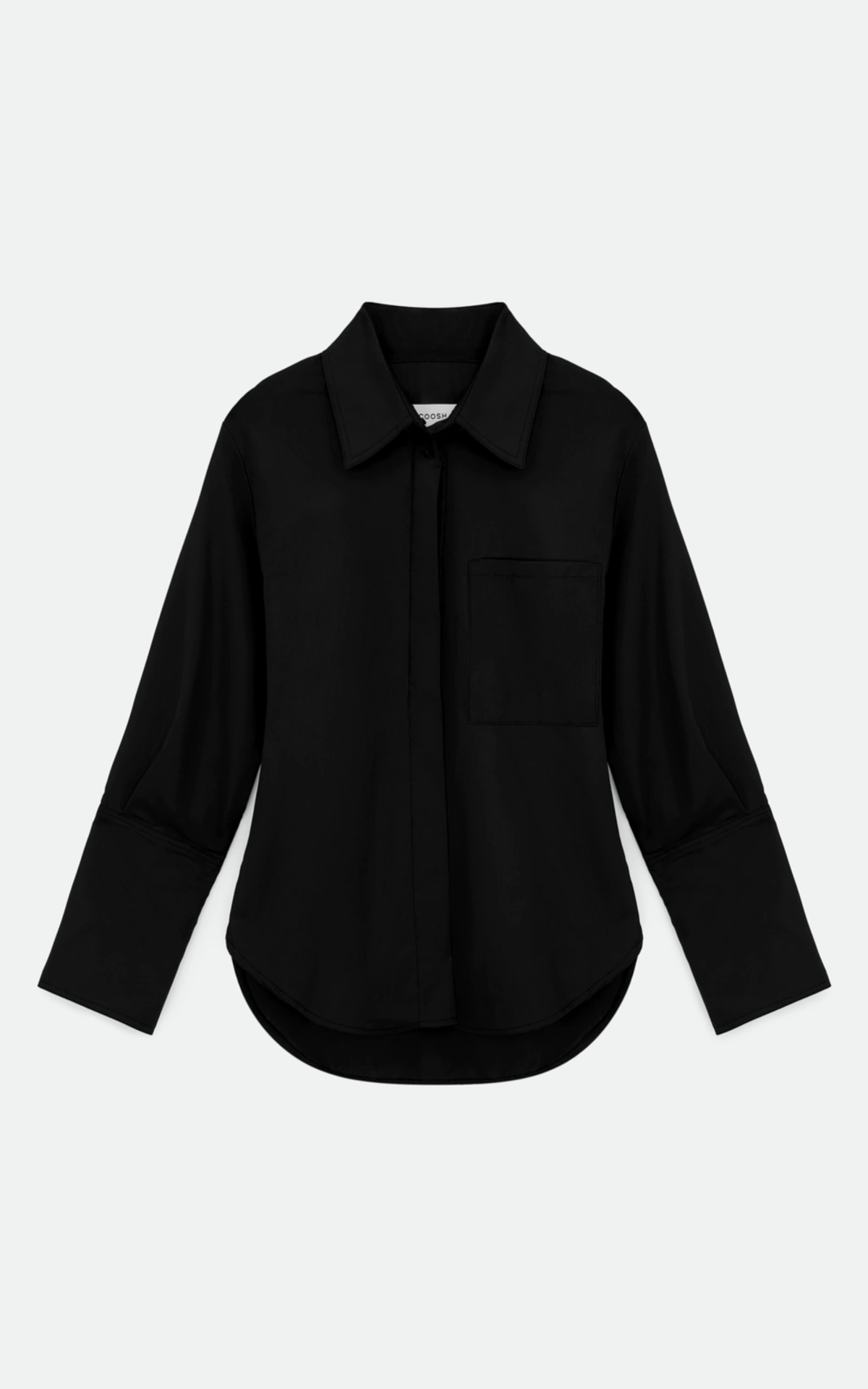 Fitted Shirt with Decorative Tie Belt