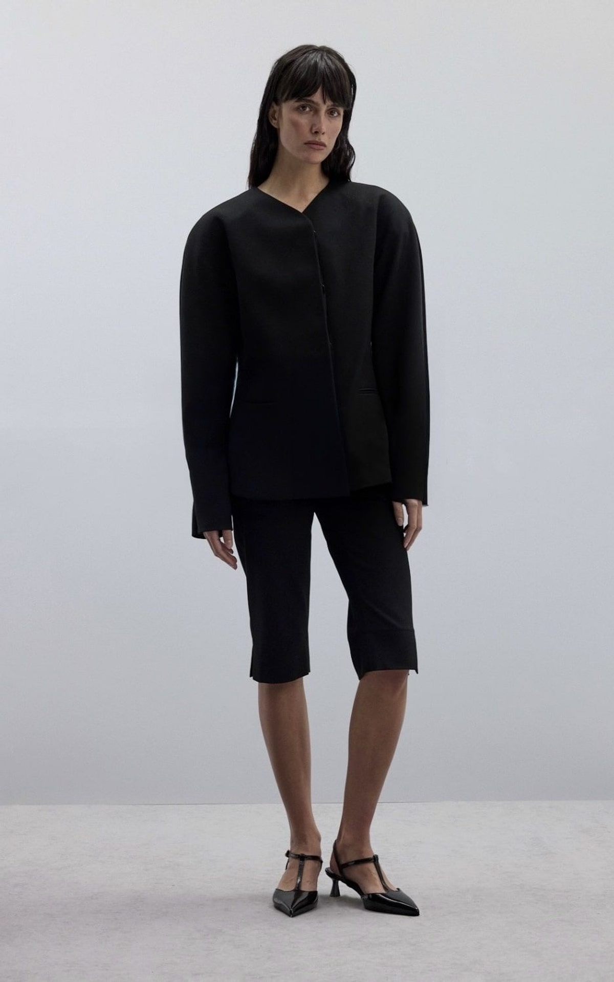 Classic Suit Fabric Capris