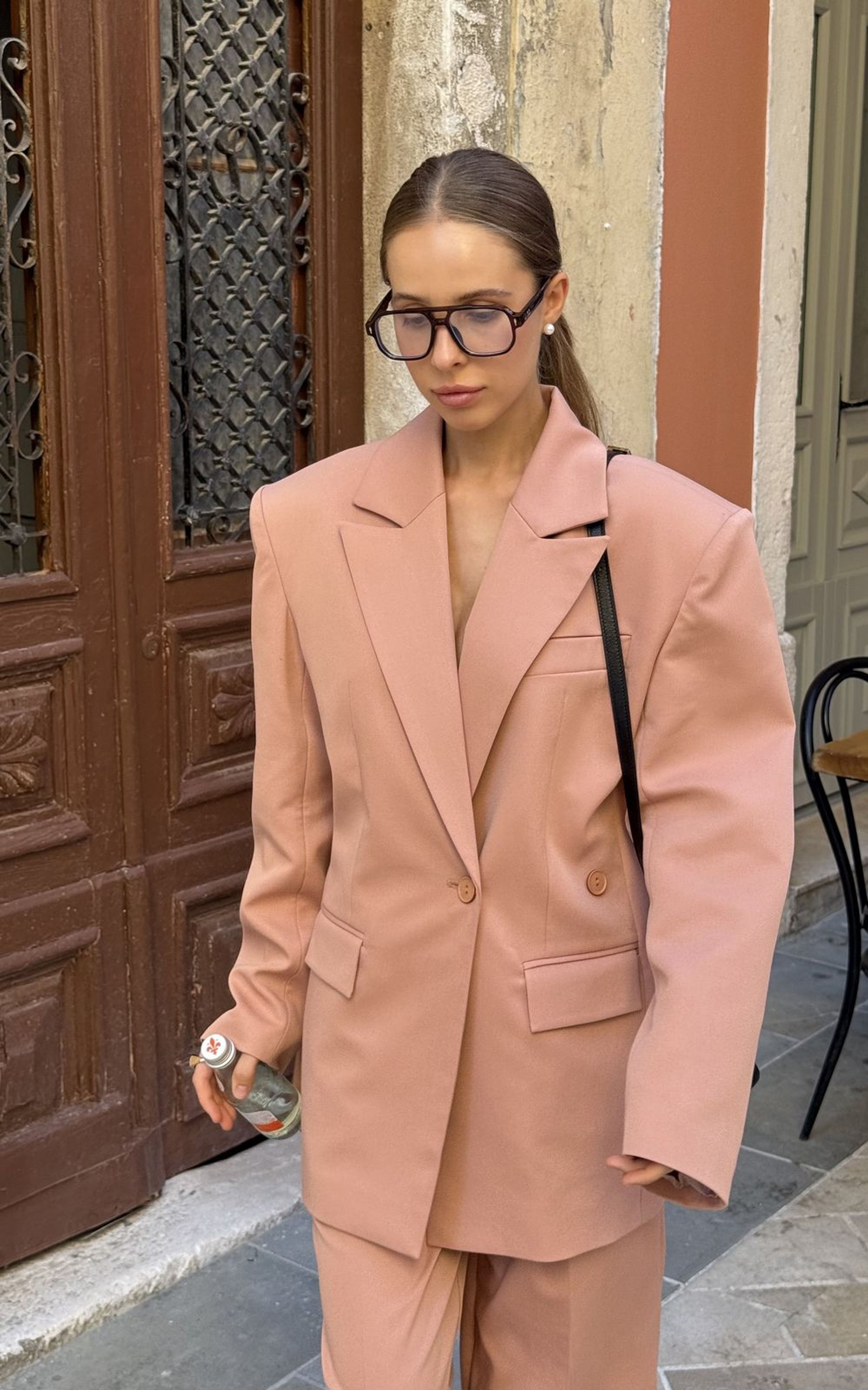 Transformer Blazer with Chest Pocket