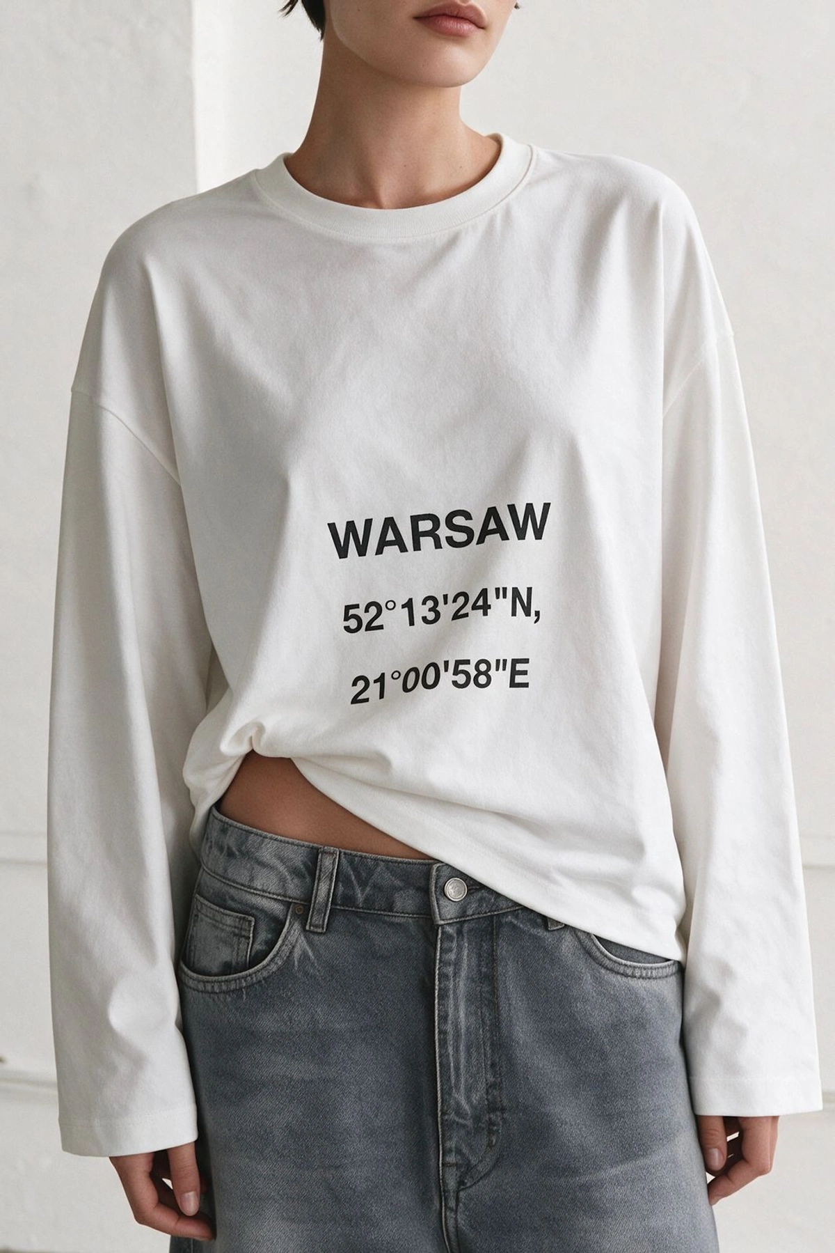 Longsleeve bawełniany "COOSH WARSAW"