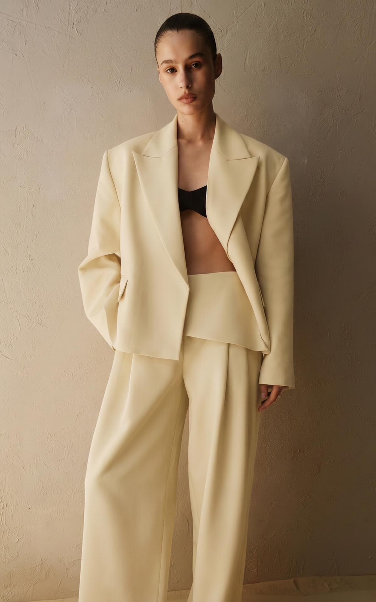 Straight-Cut Blazer in Lightweight Suit Fabric CLARK