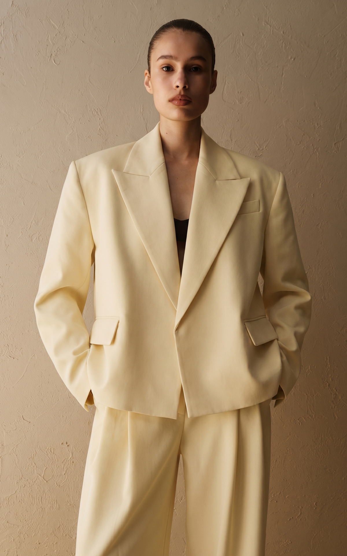 Straight-Cut Blazer in Lightweight Suit Fabric CLARK