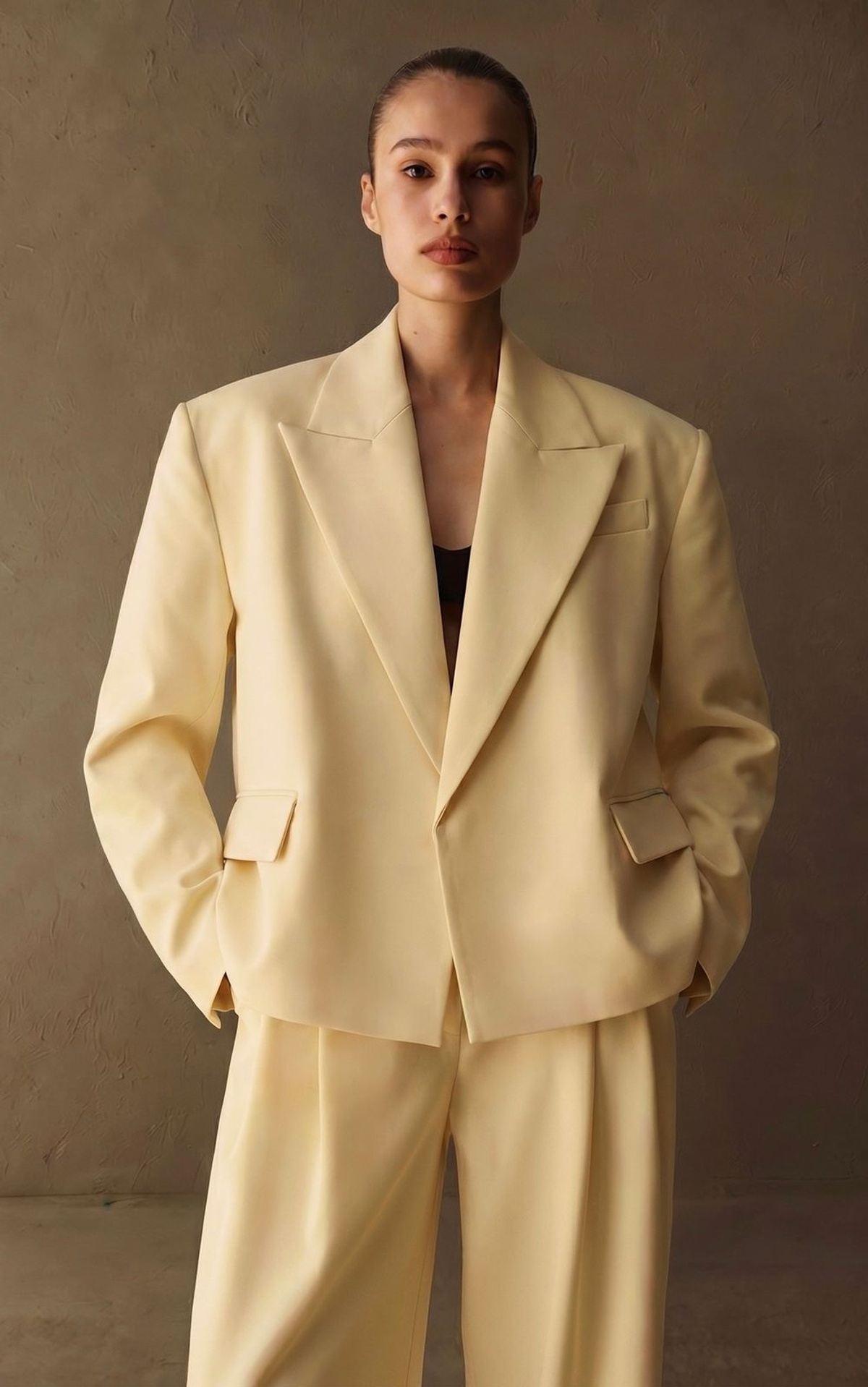 Straight-Cut Blazer in Lightweight Suit Fabric CLARK