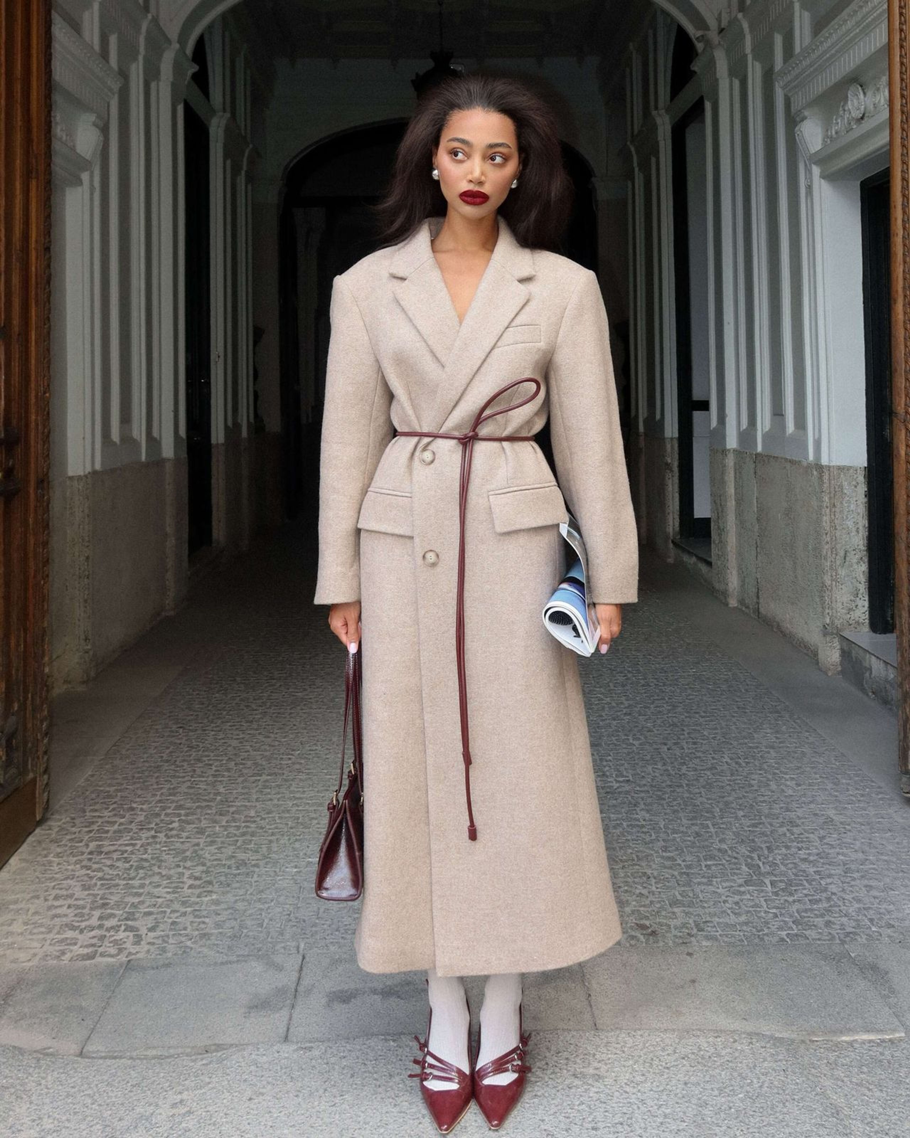 Woollen Single-Breast Coat GIGI