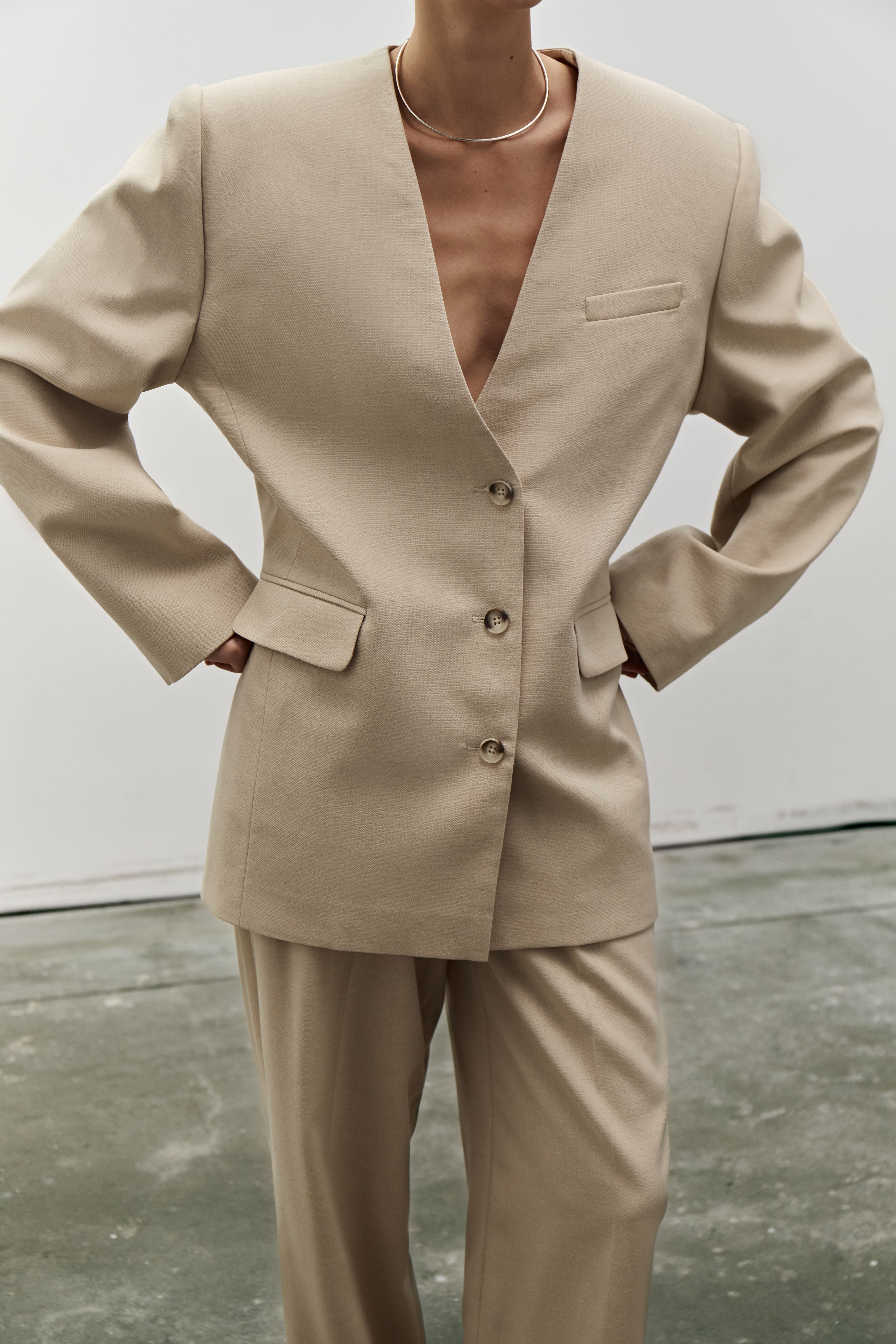 Deconstructed Blazer - Grey | COOSH