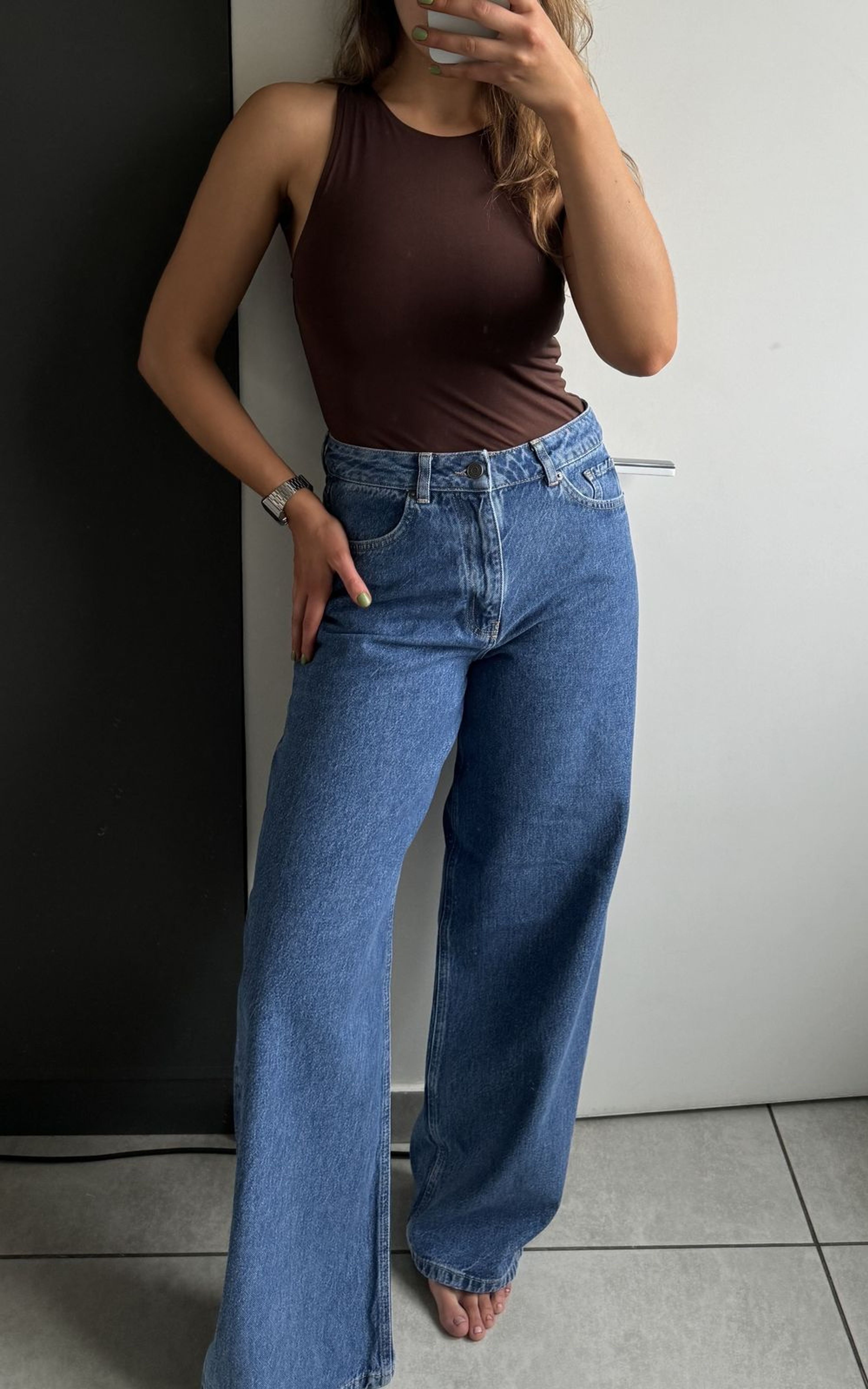 High-Waist BAGGY Jeans