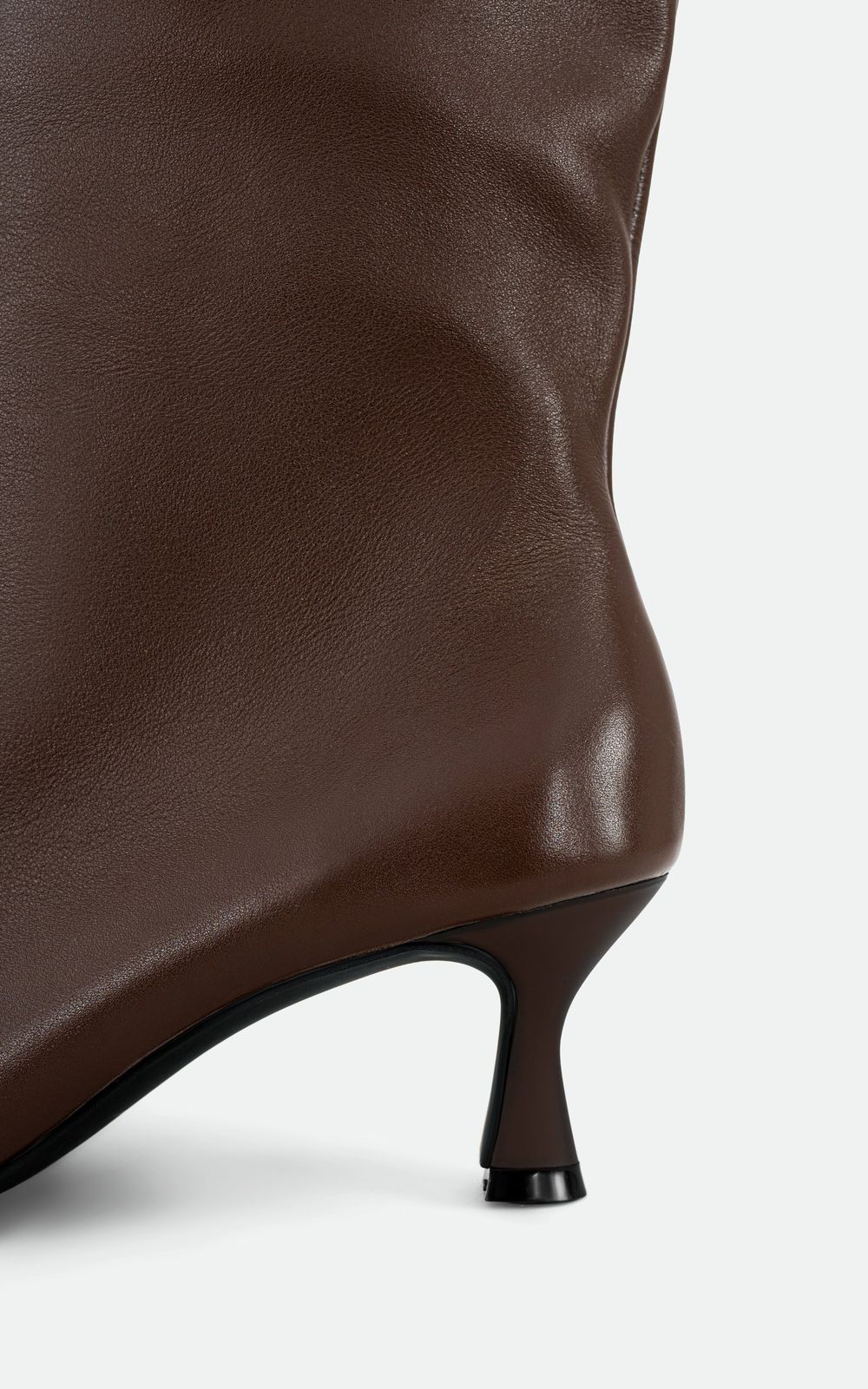 Leather SAFARI BOOTS with Open Toe - Chocolate | COOSH