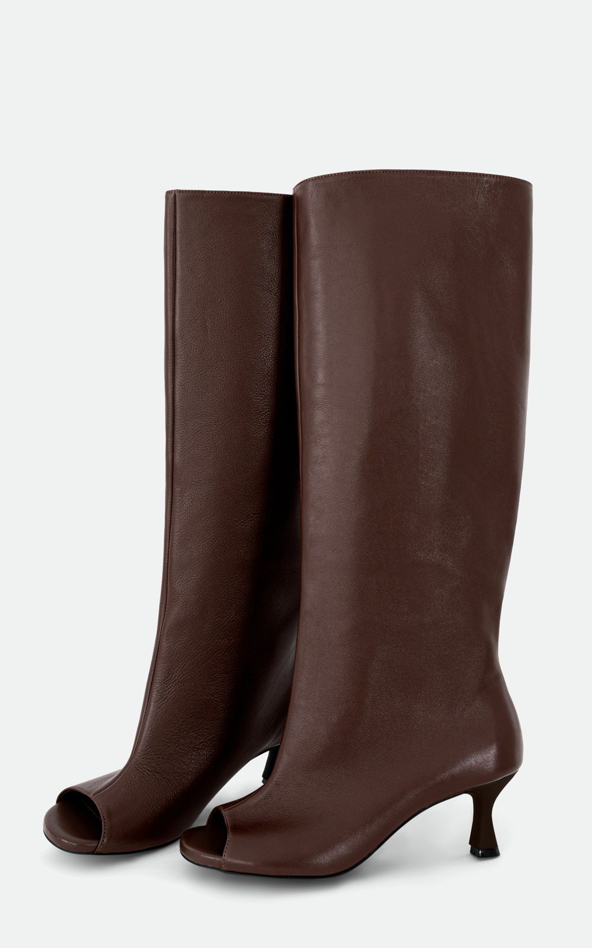 Leather SAFARI BOOTS with Open Toe