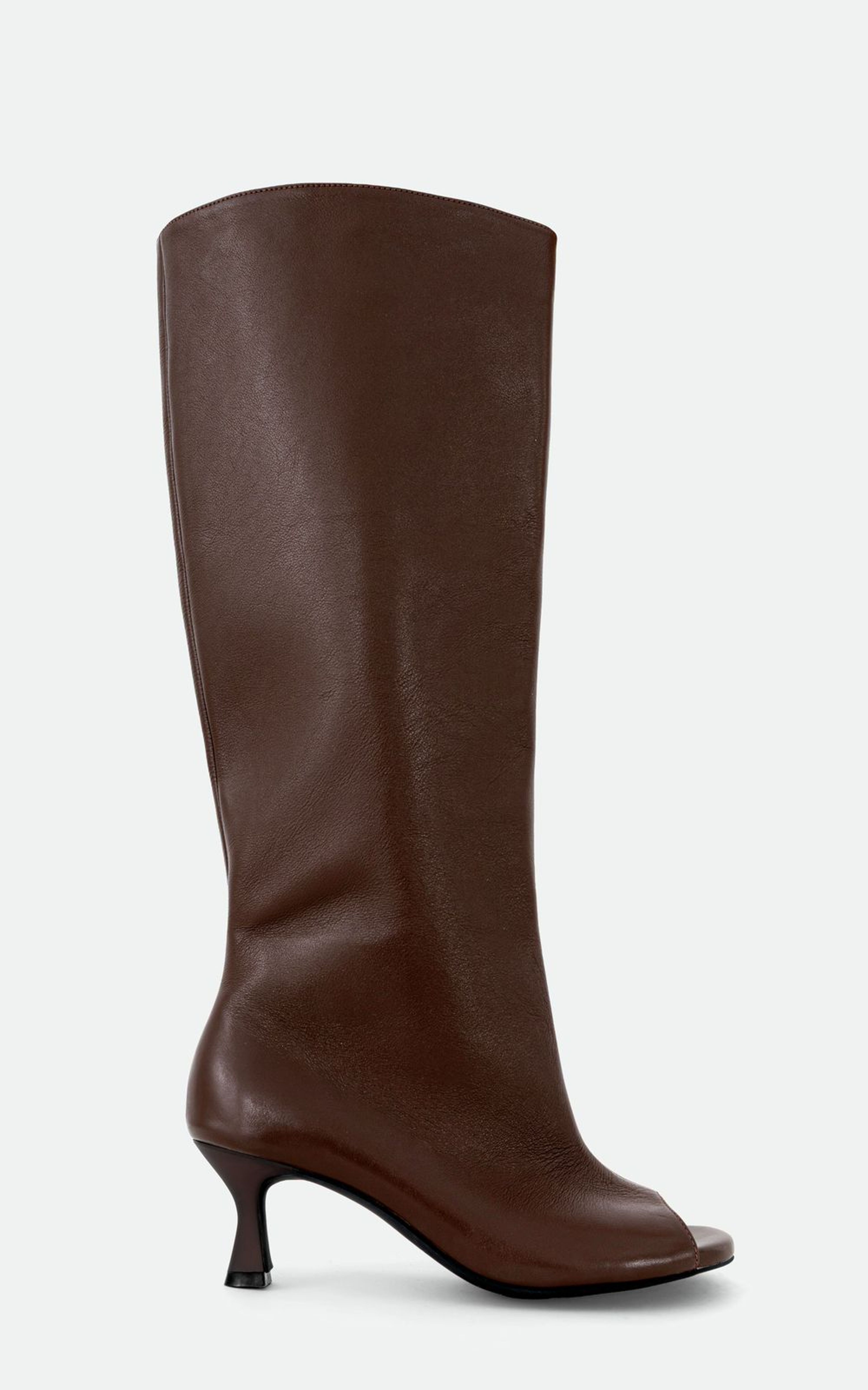 Leather SAFARI BOOTS with Open Toe