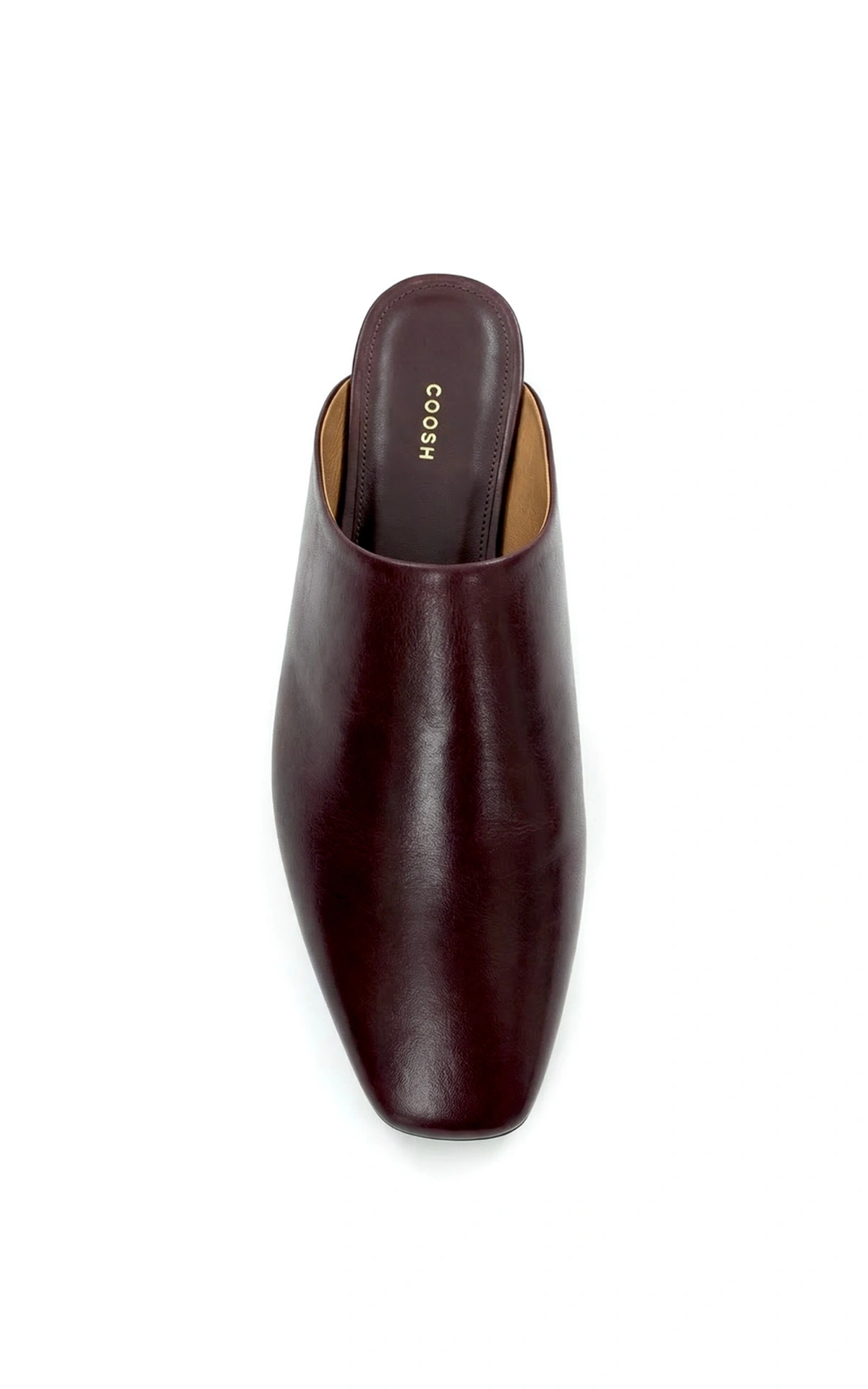 Square-Toe Leather Mules ALMA