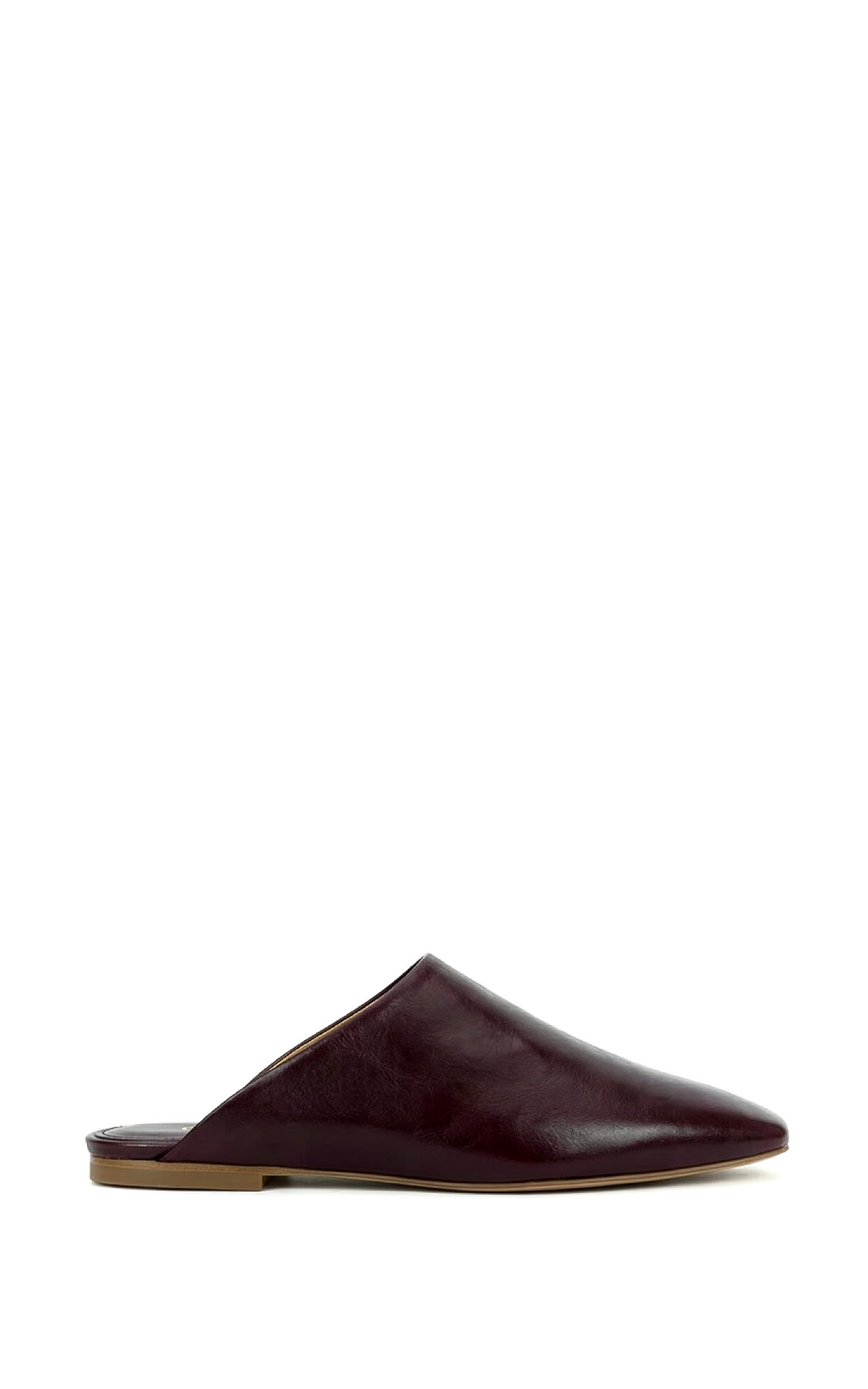 Сабо ALMA шкіряні з квадратним мисом