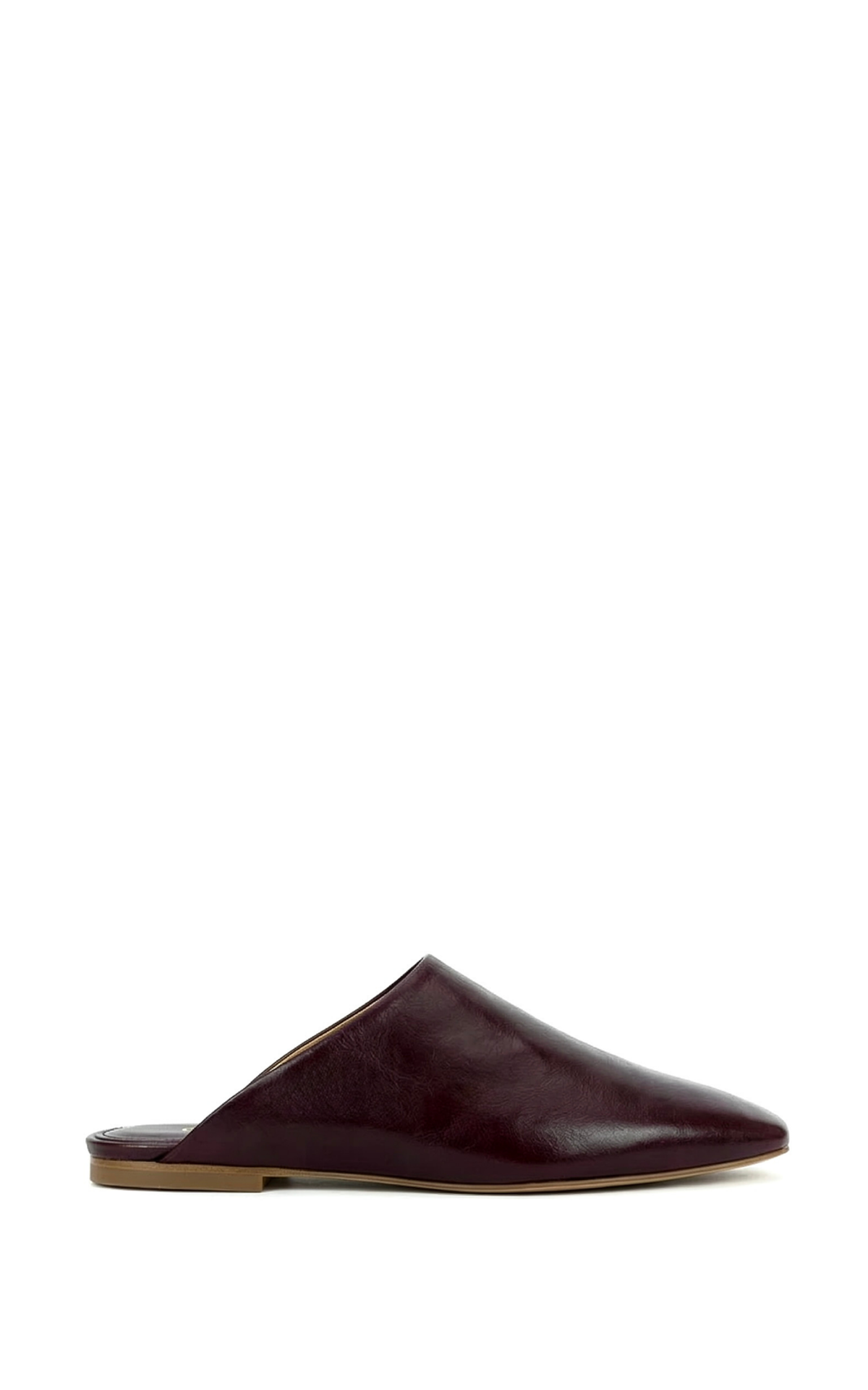 Сабо ALMA шкіряні з квадратним мисом