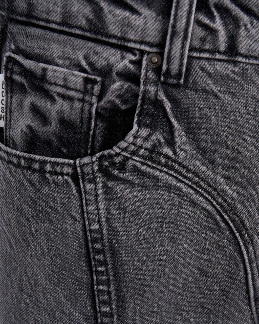 【直営・関税送料込】Straight-cut jeans High Waisted Straight Cut BIKINI Jeans - Graphite | COOSH