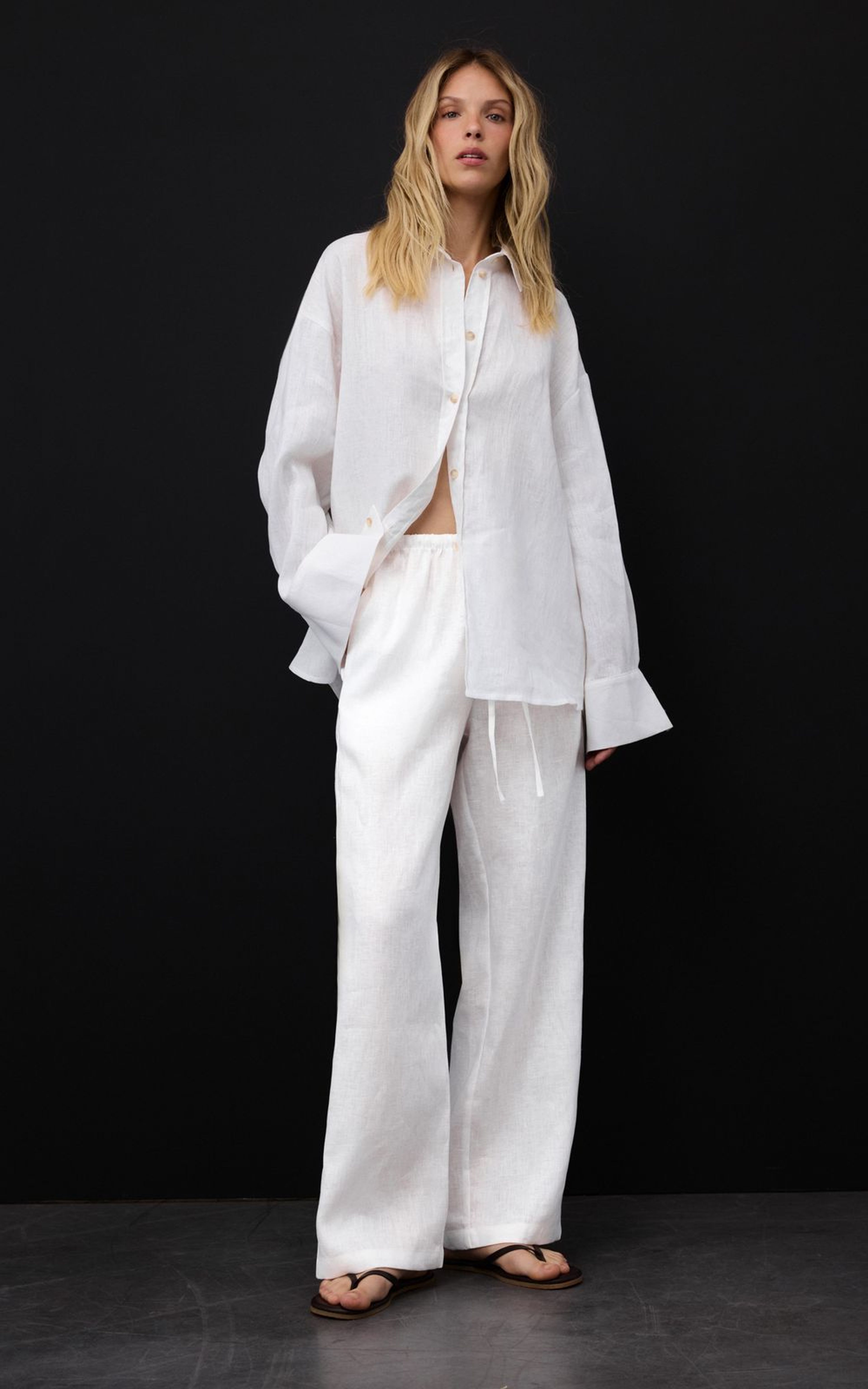 Organic Hemp Shirt with Accent Back